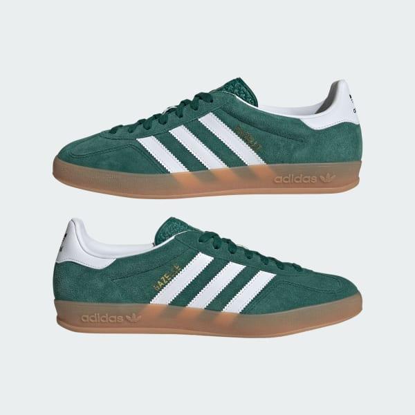 adidas Gazelle Indoor Shoes Olive Strata M 14 / W 15 Unisex Product Image