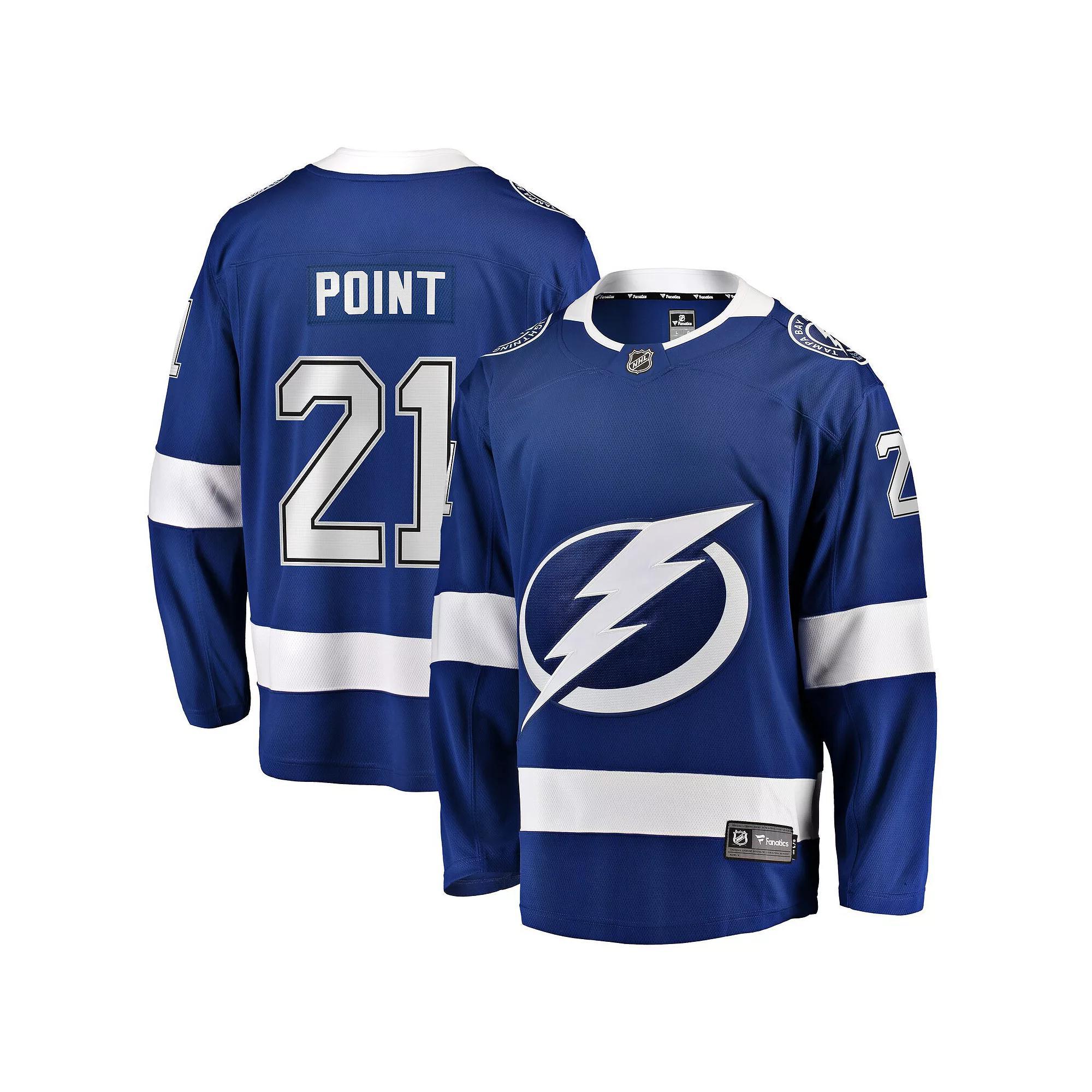 Men's Fanatics Branded Brayden Point Blue Tampa Bay Lightning Home Premier Breakaway Player Jersey,  Product Image