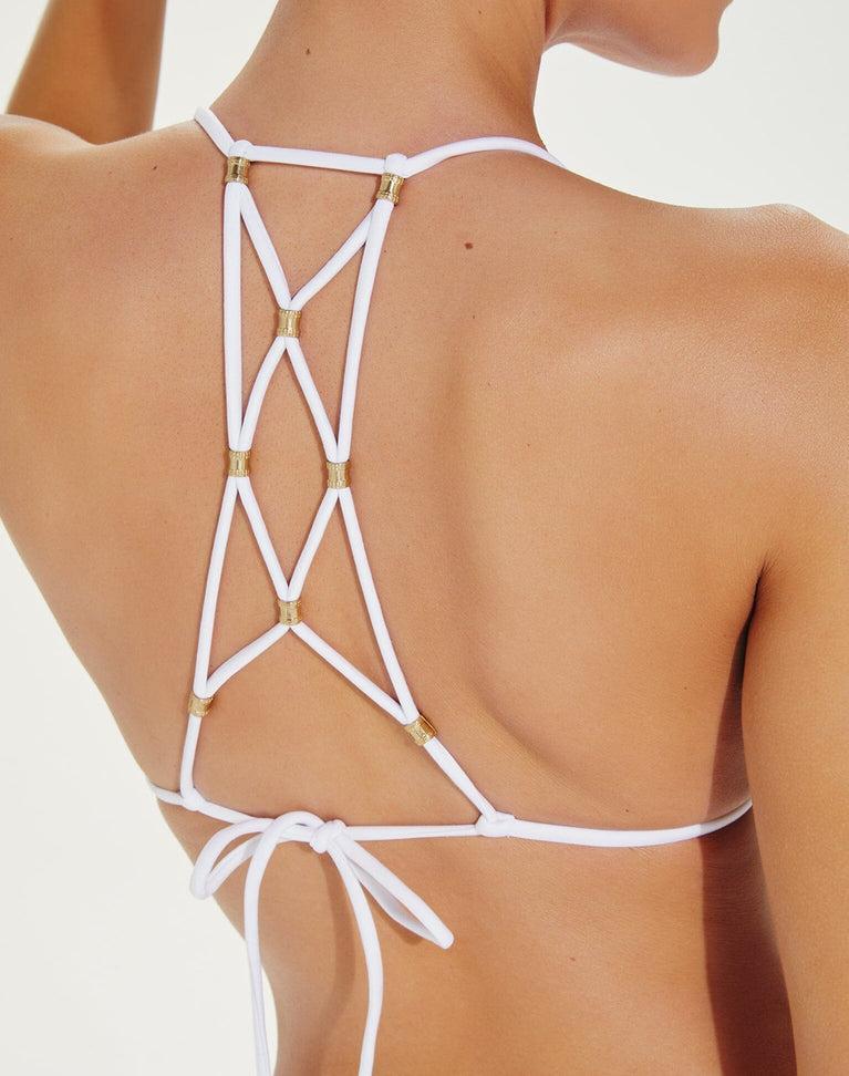 Lucy Triangle Top - White Product Image