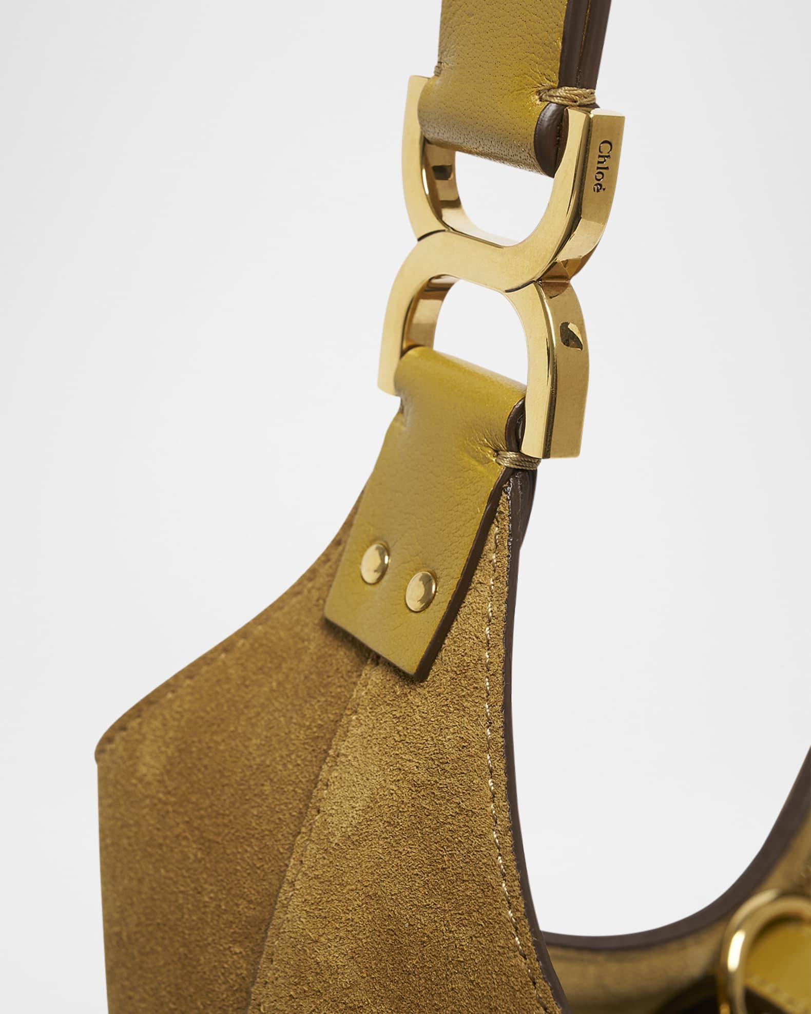 Marcie Small Hobo Bag in Suede Product Image