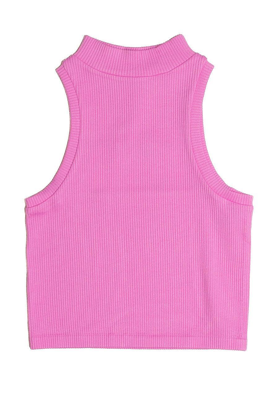 Pink Seamless Mock Tank Product Image