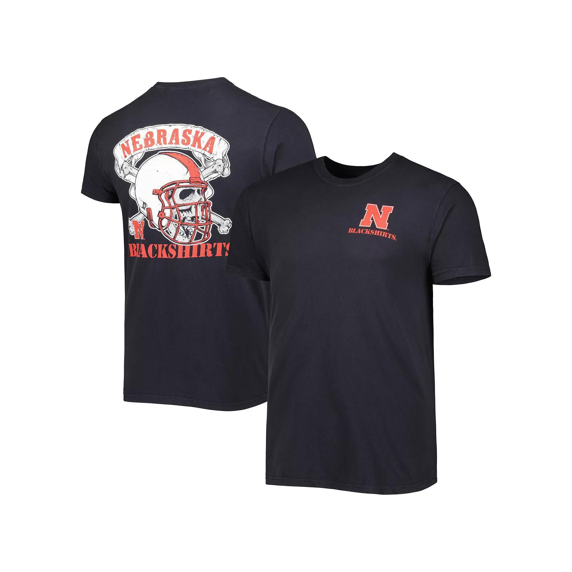 Men's Black Nebraska Huskers Hyperlocal T-Shirt, Size: Small Product Image