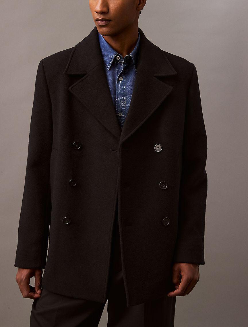 Double Faced Wool Blend Coat Product Image