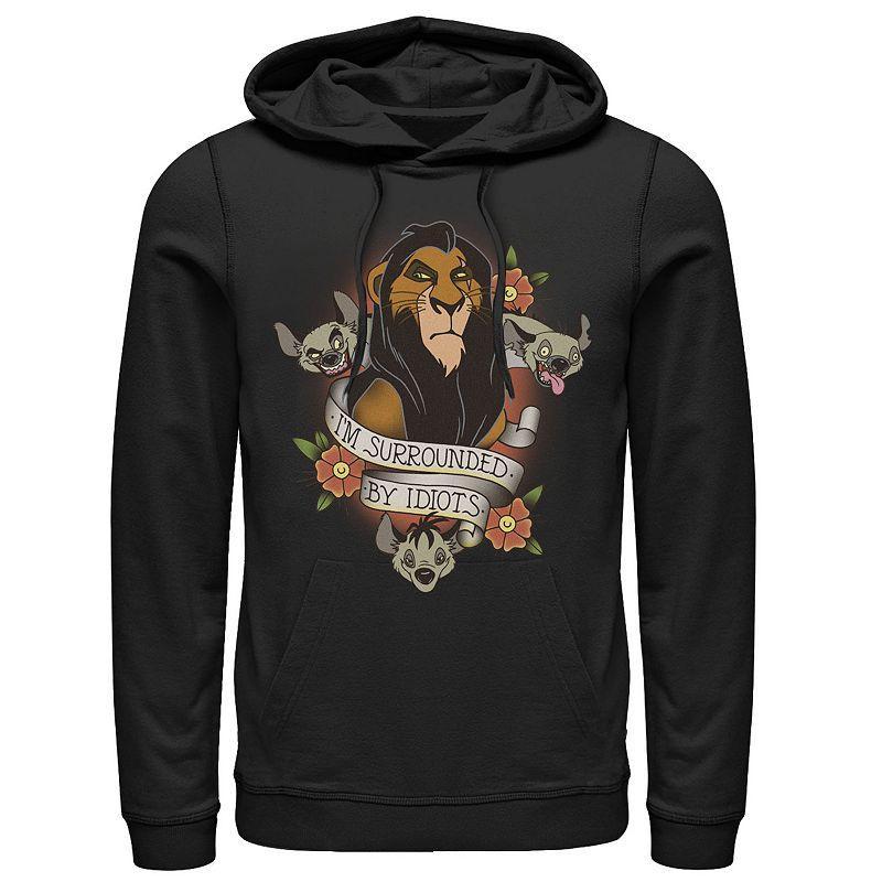 Disneys The Lion King Scar Mens Hyenas Surrounded By Idiots Tee Product Image