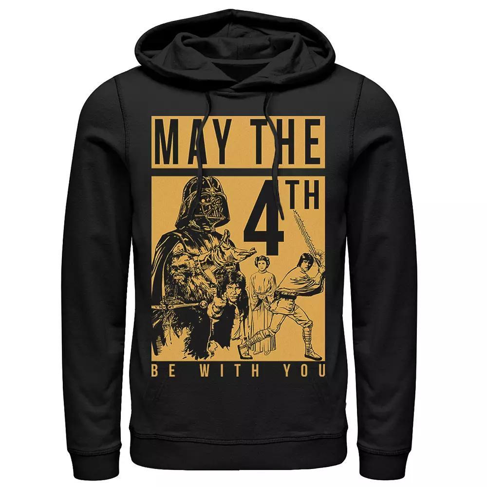 Men's Star Wars May The Forth Be With You Collage Poster Hoodie,  Product Image