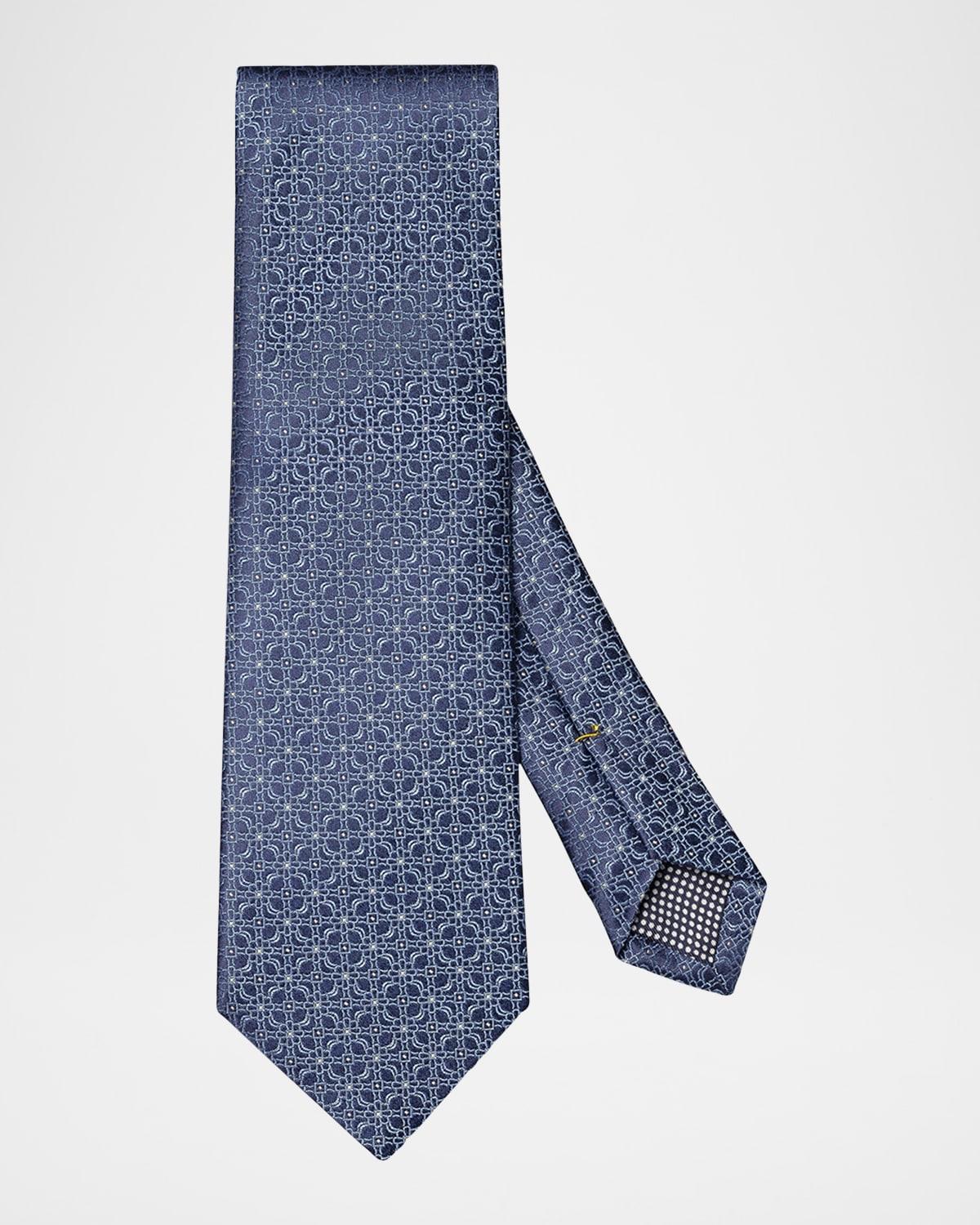 Men's Floral Silk Tie Product Image