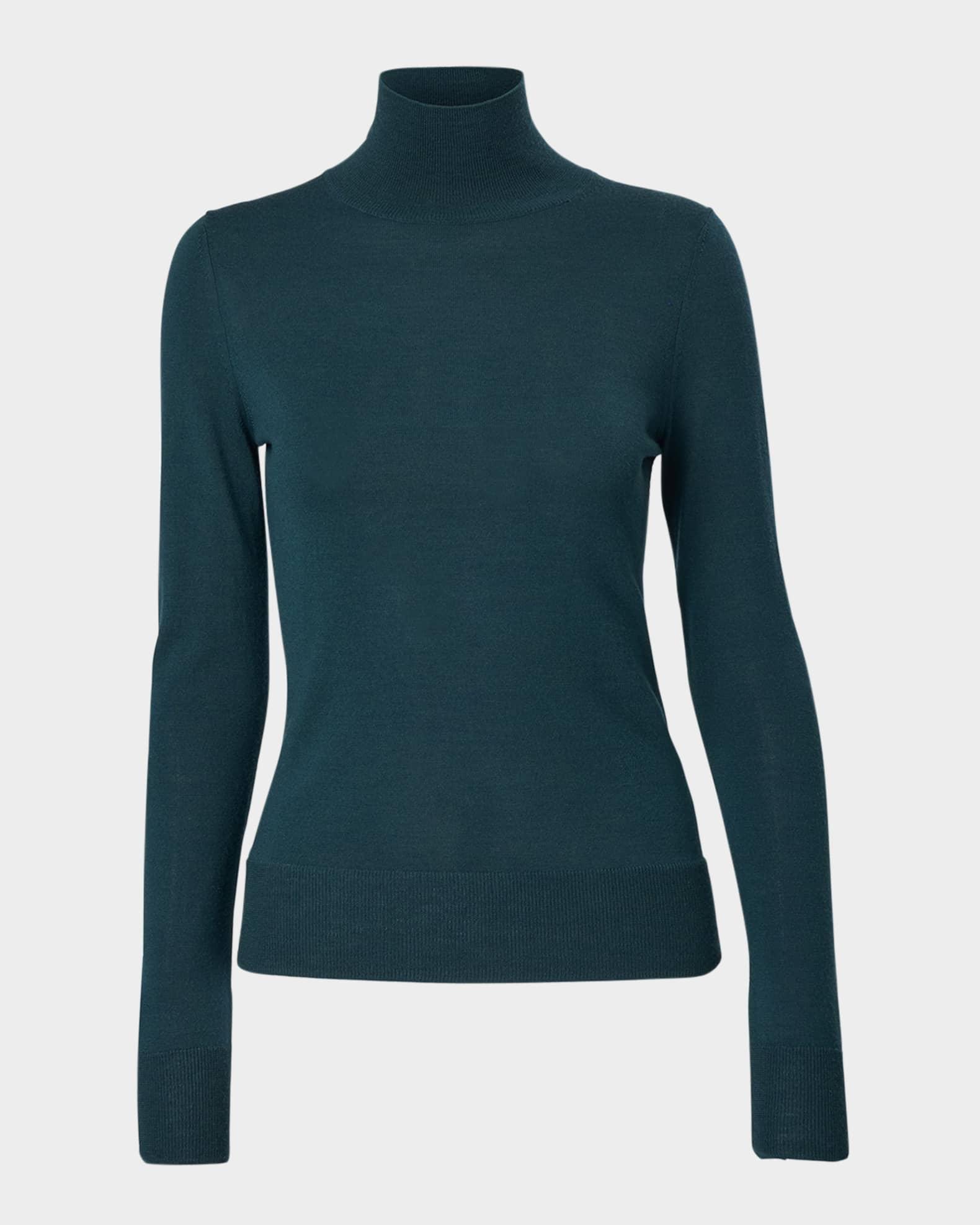 Turtleneck Wool-Silk Sweater Product Image