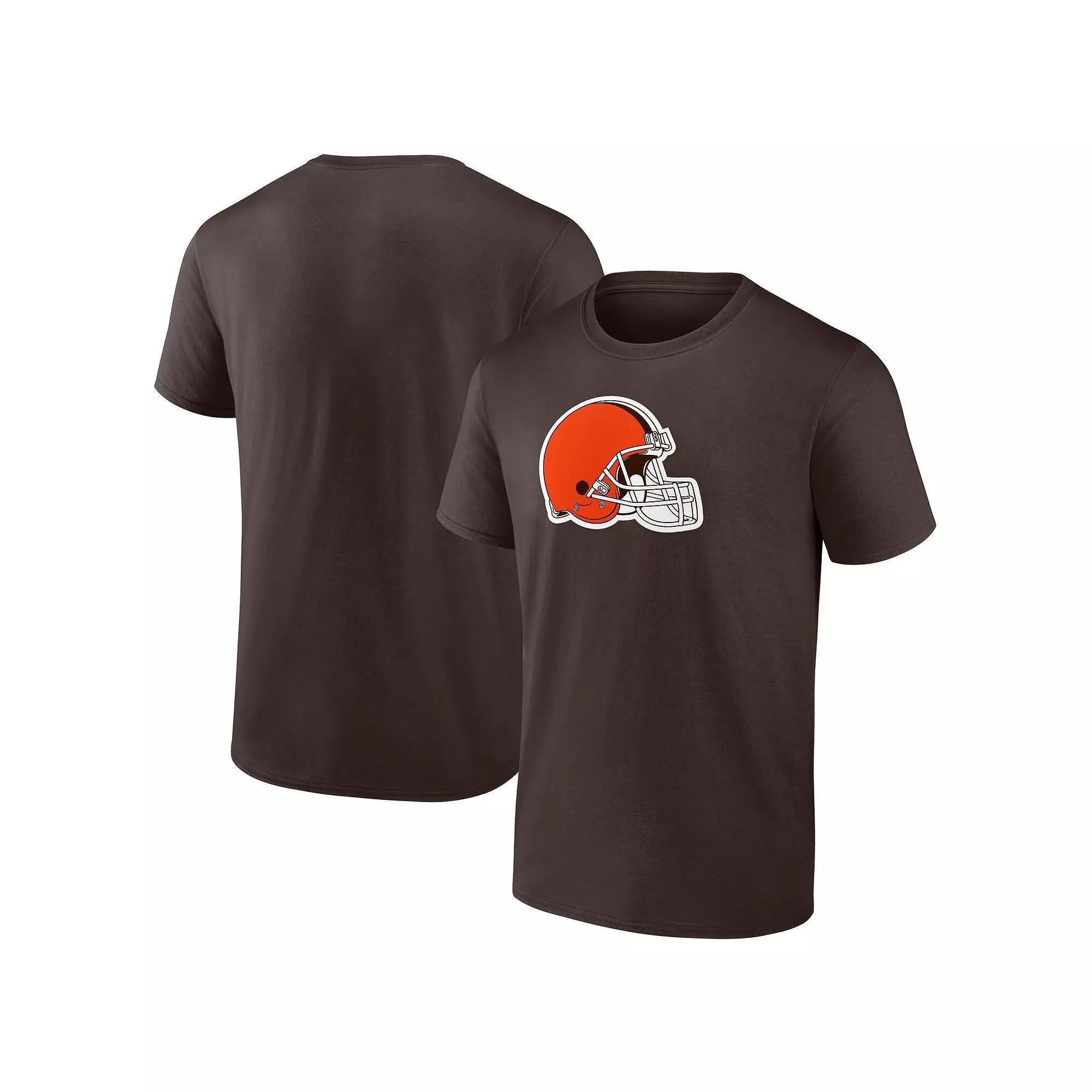 Men's Fanatics Brown Cleveland Browns Evergreen Primary Logo T-Shirt,  Product Image