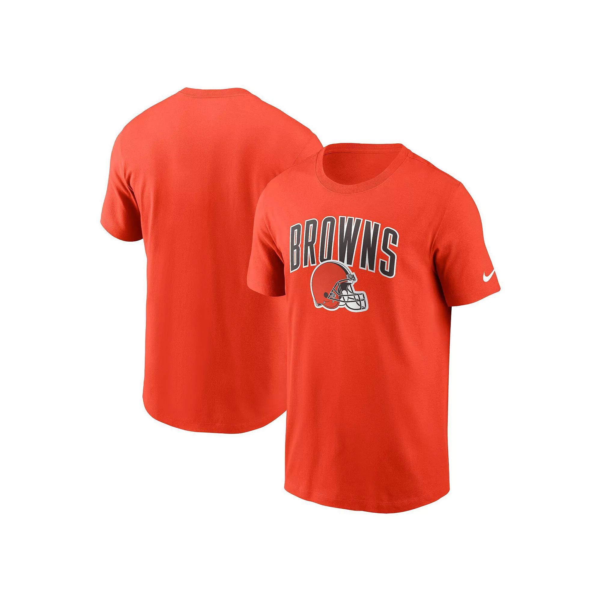 Men's Nike Orange Cleveland Browns Team Athletic T-Shirt, Size: 2XL Product Image