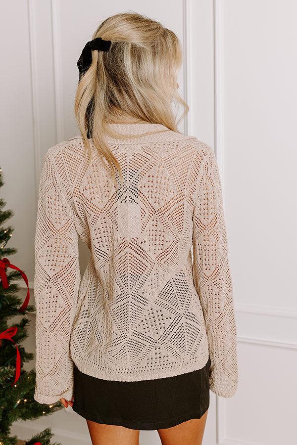 Tucson Sunsets Pointelle Knit Top Product Image