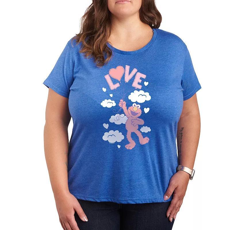 Plus Size One Cross Three Days Graphic Tee, Womens Grey Royal Blue Product Image