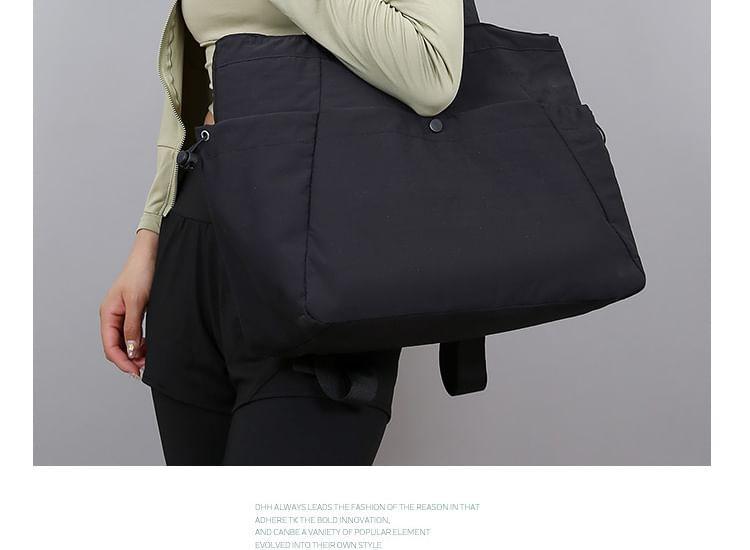 Drawstring Multi-Pocket Tote Bag Product Image