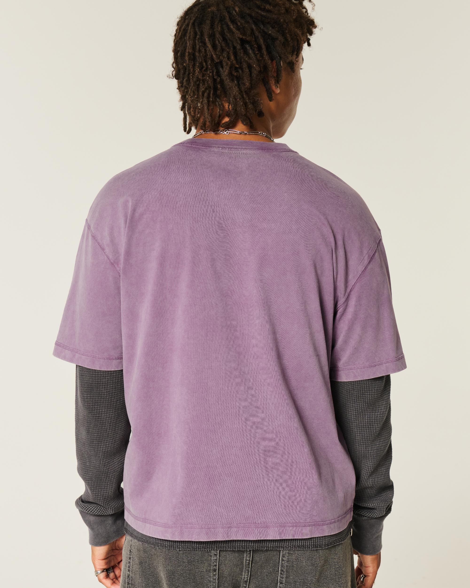 Boxy Heavyweight Crop Crew T-Shirt Product Image