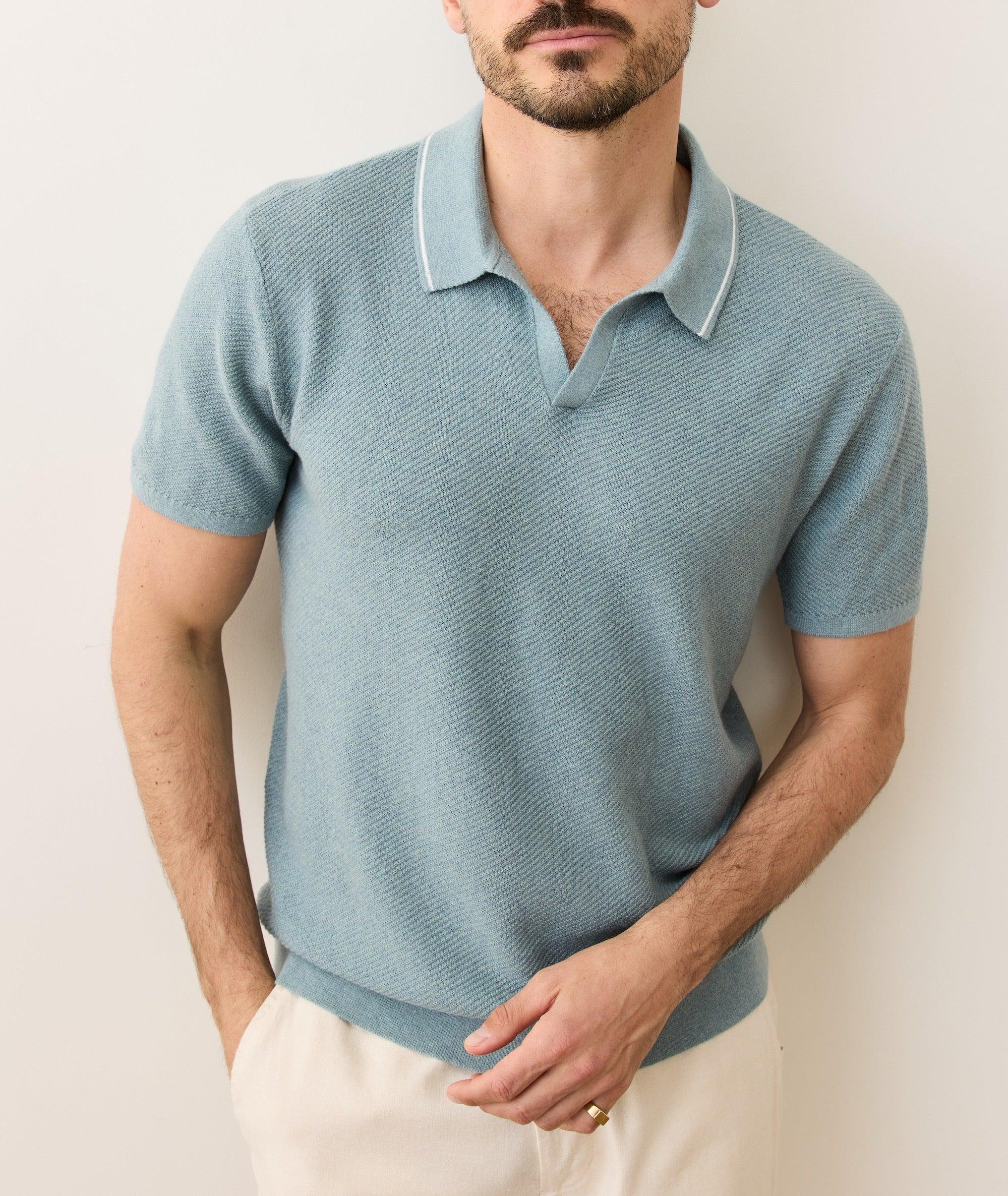 Greyson Sweater Polo Product Image