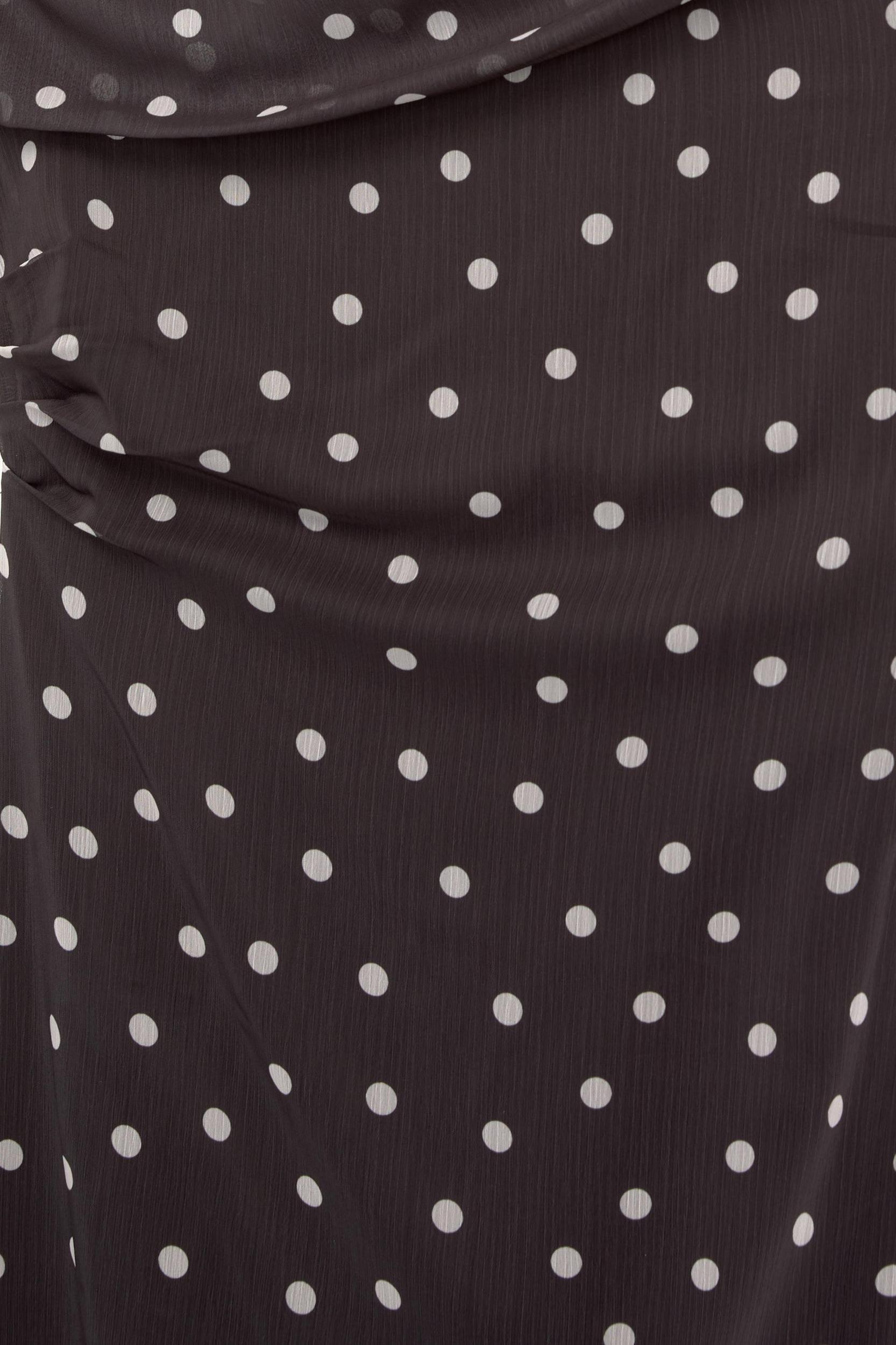 Asymmetric polka dot dress Product Image