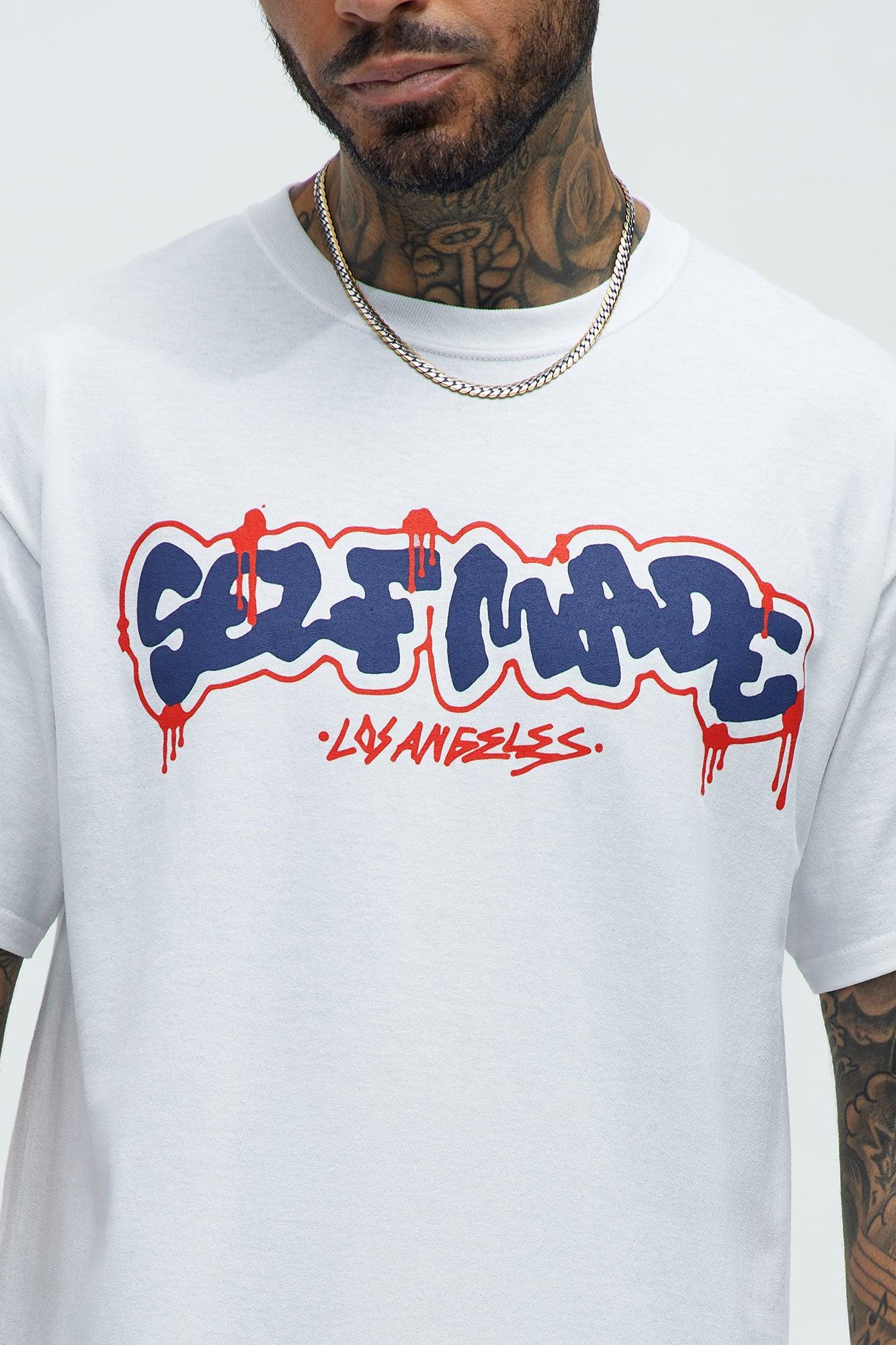 Self Made LA Oversized Short Sleeve Tee - White Product Image