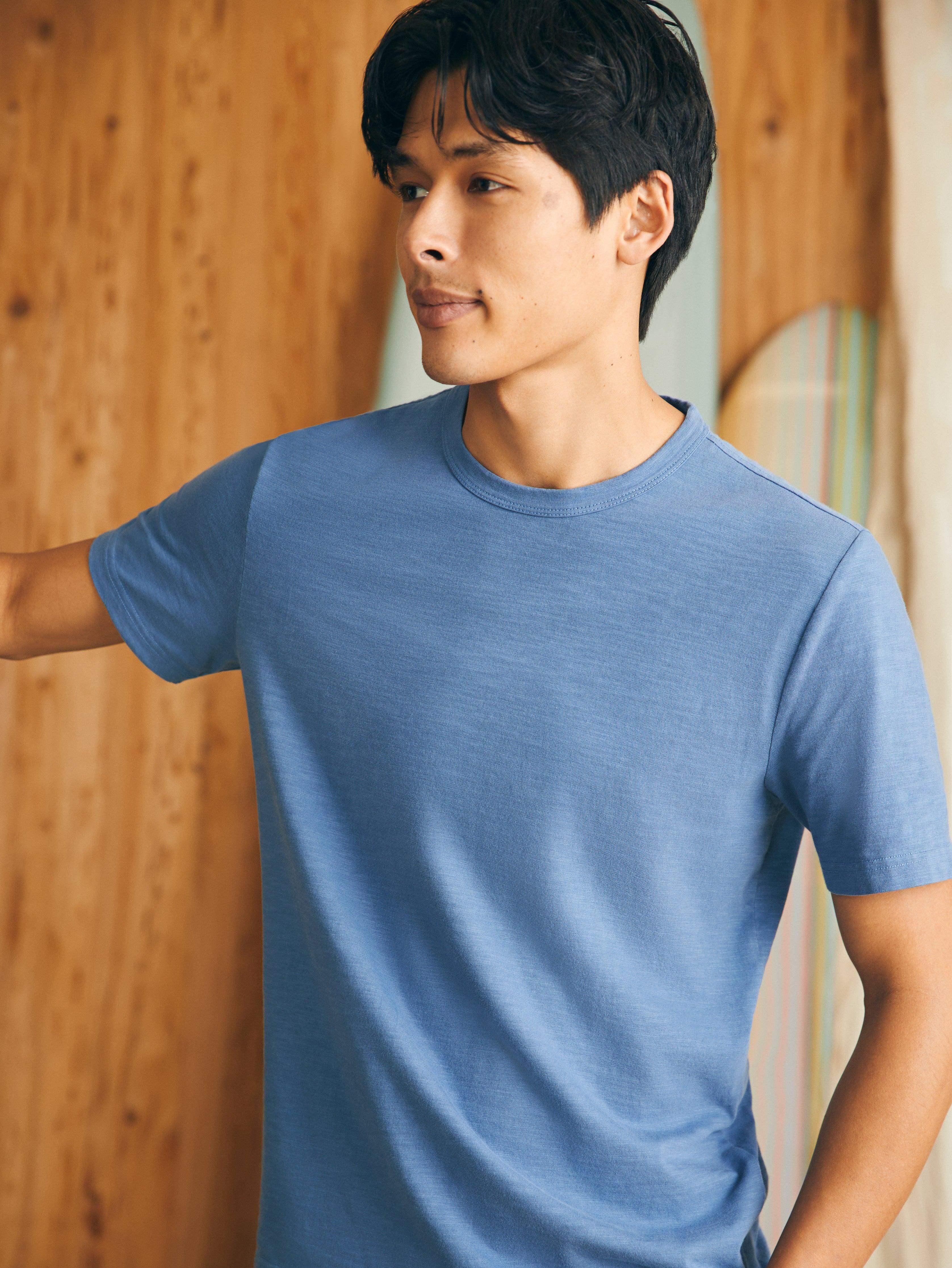 Sunwashed Tee (Tall) - Blue Horizon Male Product Image