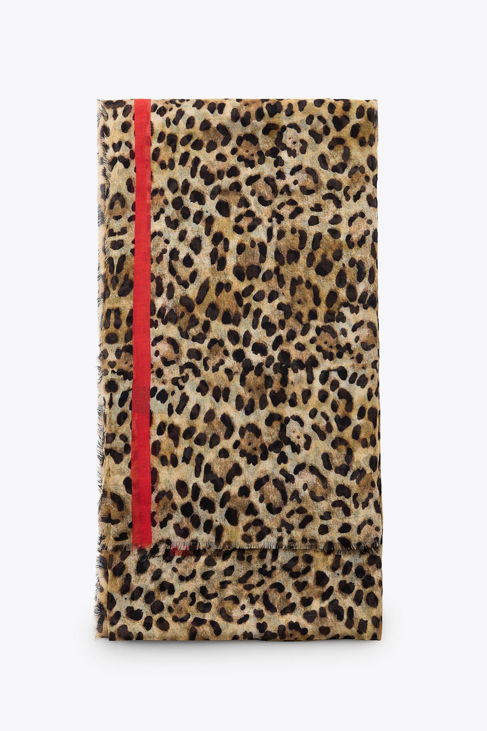 ANIMAL PRINT MODAL SCARF Product Image