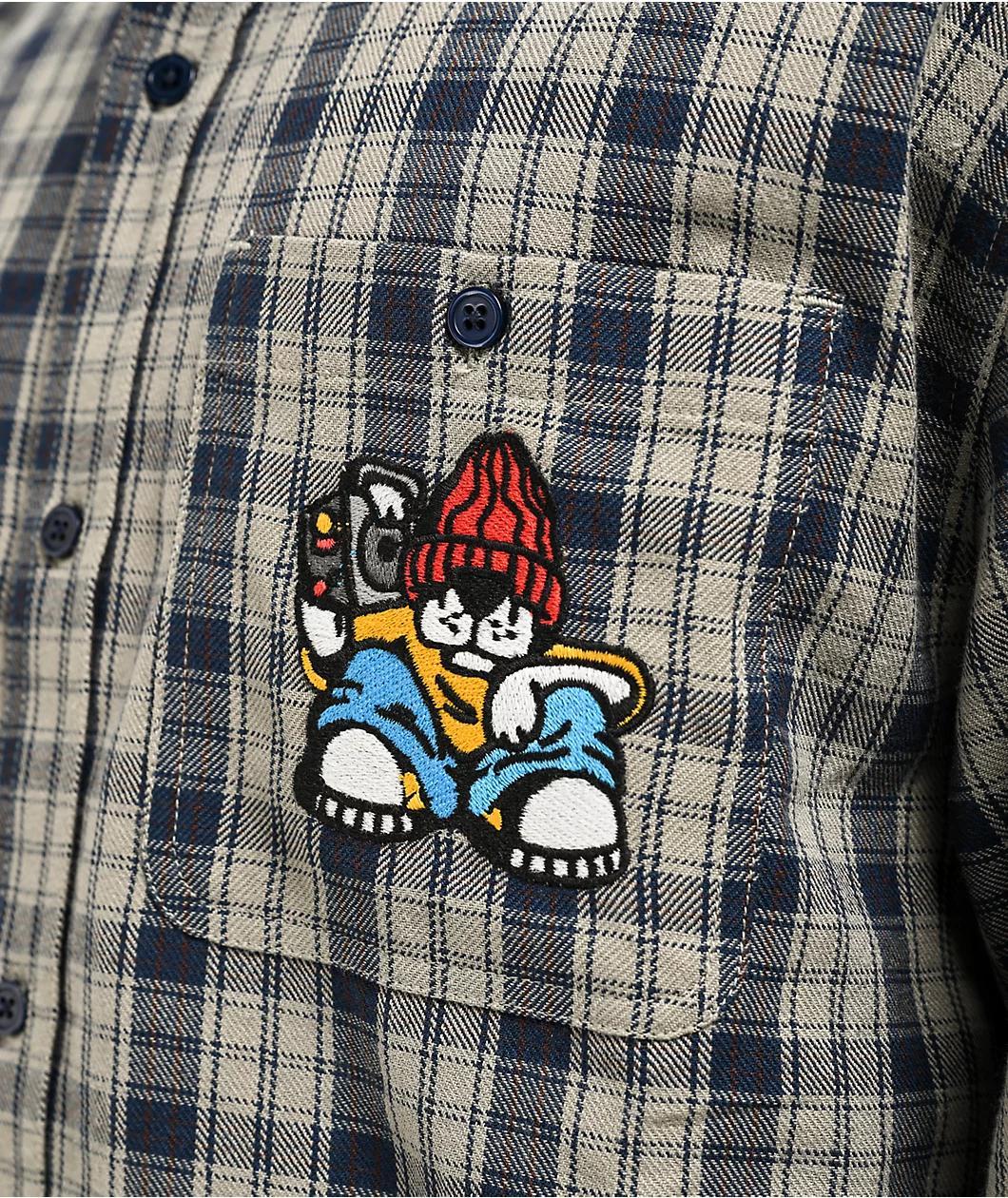 Empyre Browser Tan Flannel Shirt Product Image