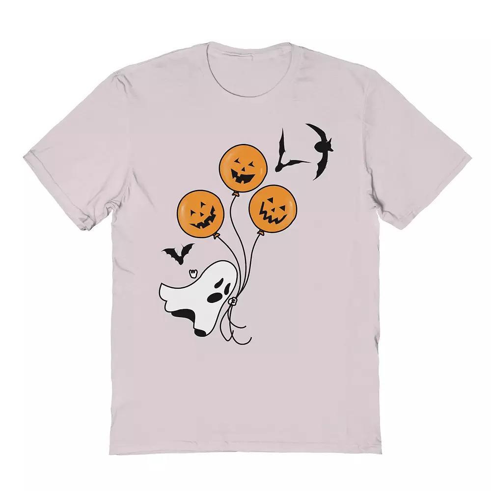 Men's Ready to be Spooky Halloween Graphic Tee, Size: Large, Ice Gray Product Image