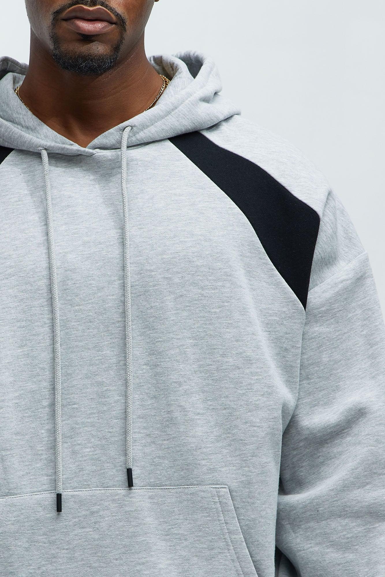 Tyson Flight Oversized Hoodie - Grey/combo Product Image