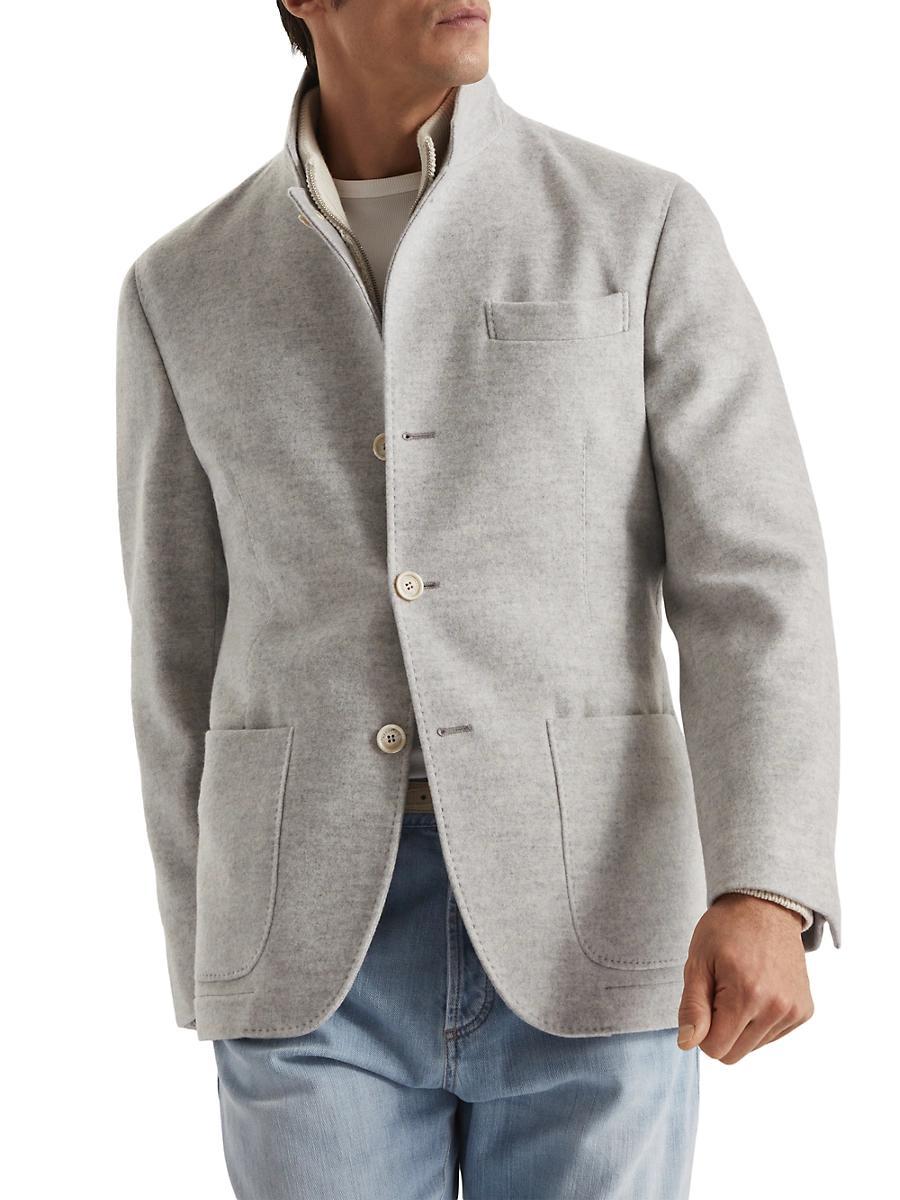 Mens Water Resistant Lightweight Outerwear Blazer Product Image