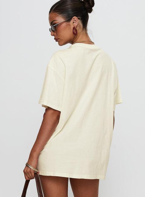 Cherrie Amore Oversized Tee White Product Image