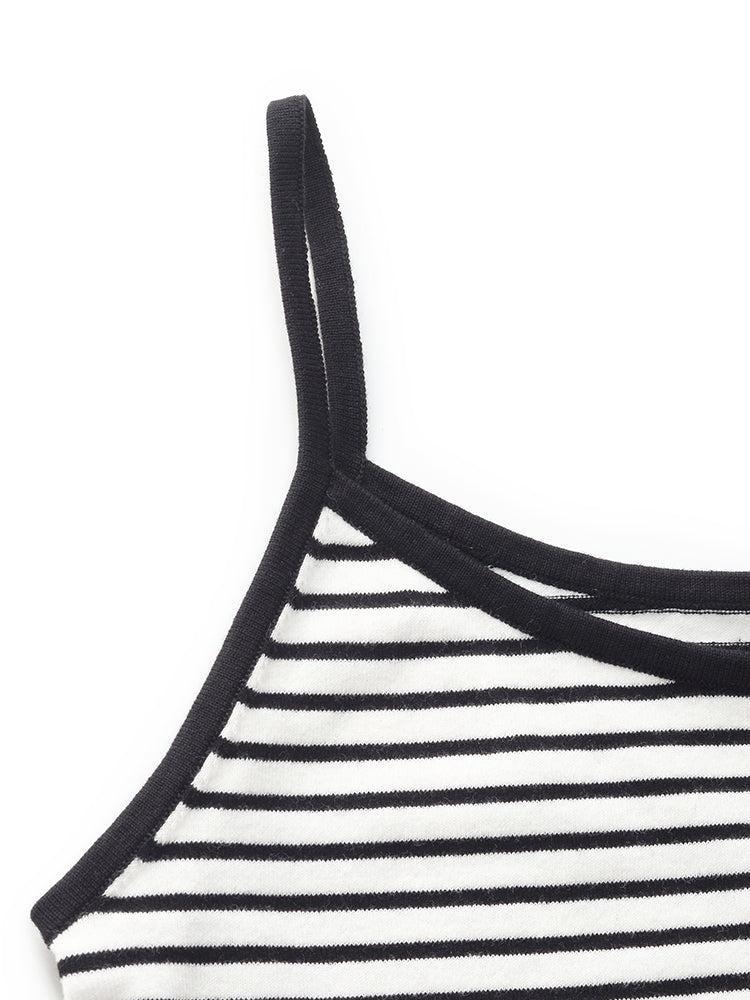 Denim Jacket And Camisole And Adjustable Waist Skirt Three-Piece Set Product Image