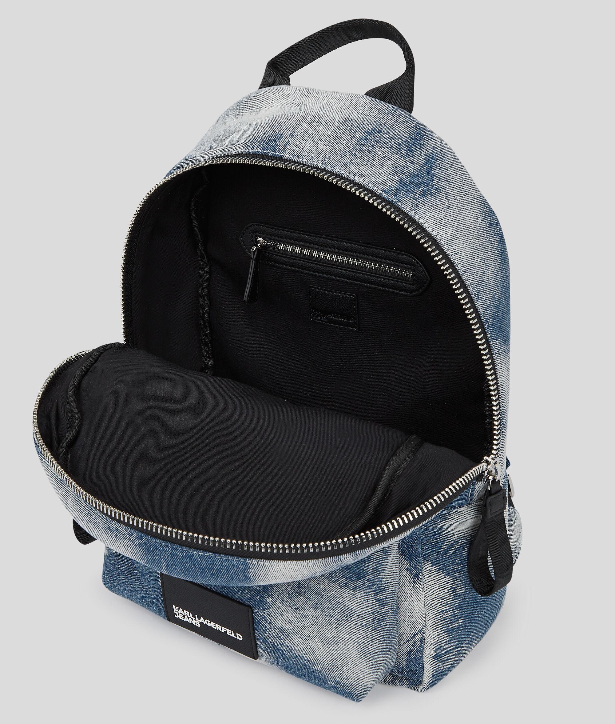 BLEACHED DENIM BACKPACK Product Image