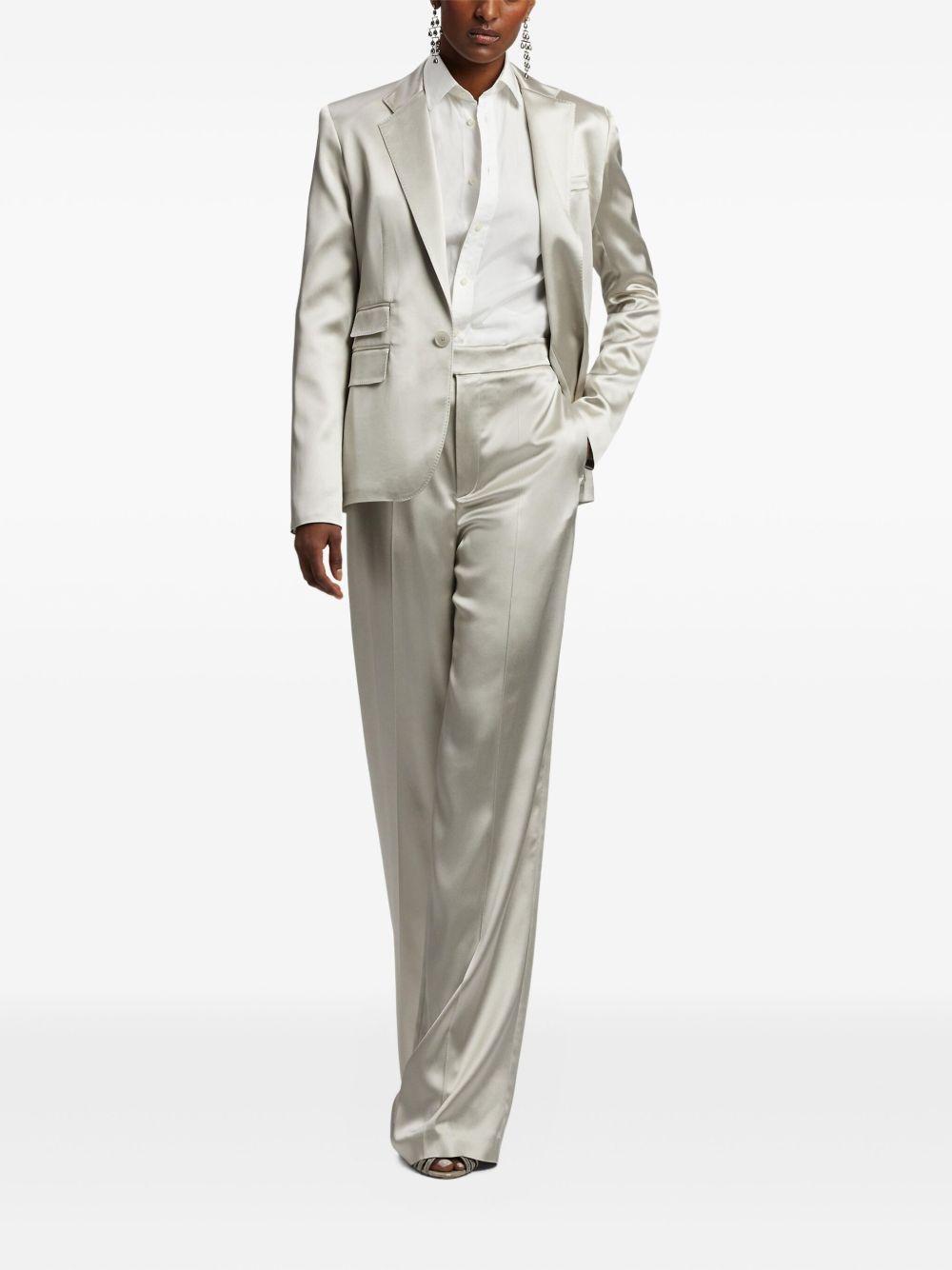 satin tailored trousers Product Image
