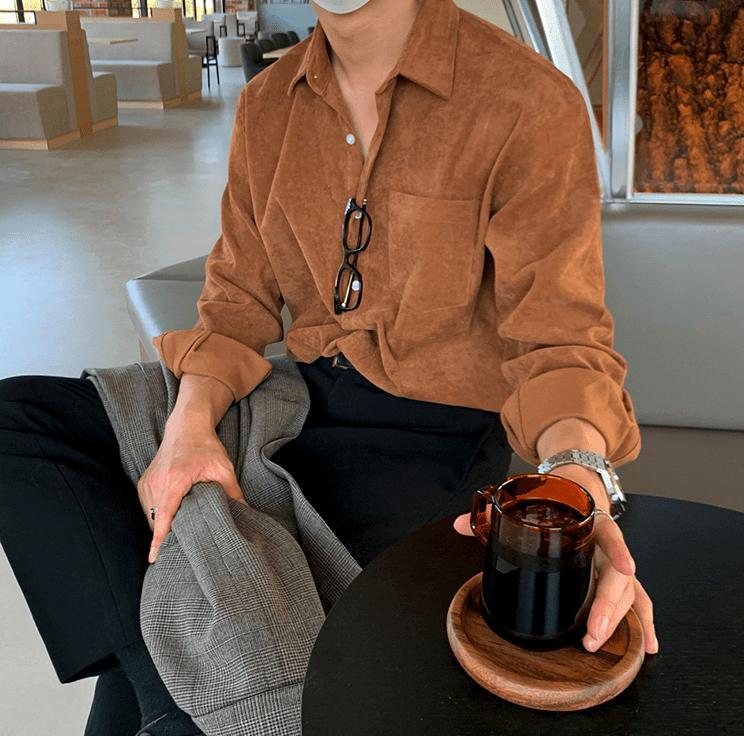 RT No. 6319 CORDUROY COLLAR SHIRT Product Image