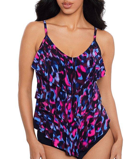 Magicsuit Solid Jersey Brief Shirred Swim Bottom Product Image