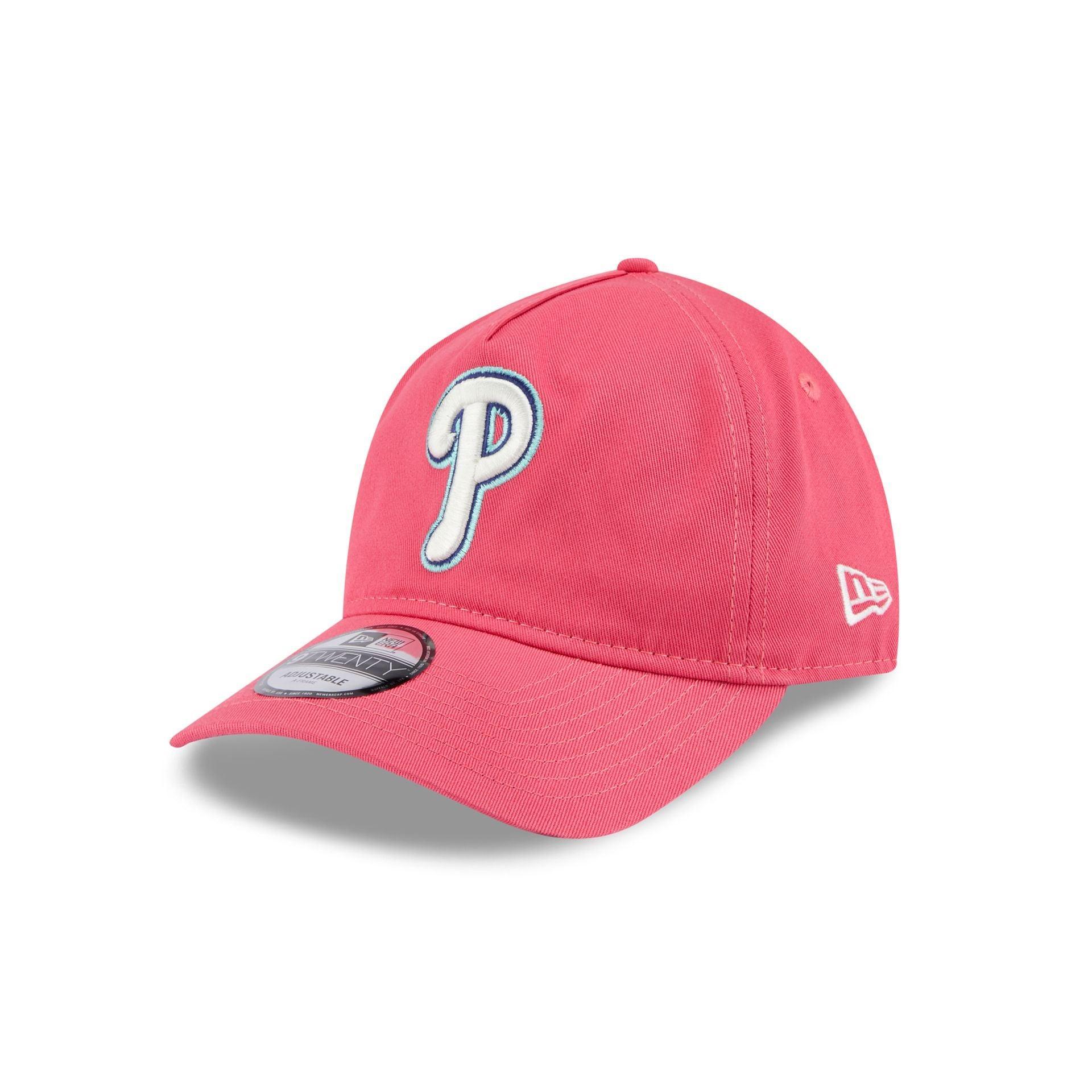 Philadelphia Phillies Coral 9TWENTY A-Frame Adjustable Hat Male Product Image