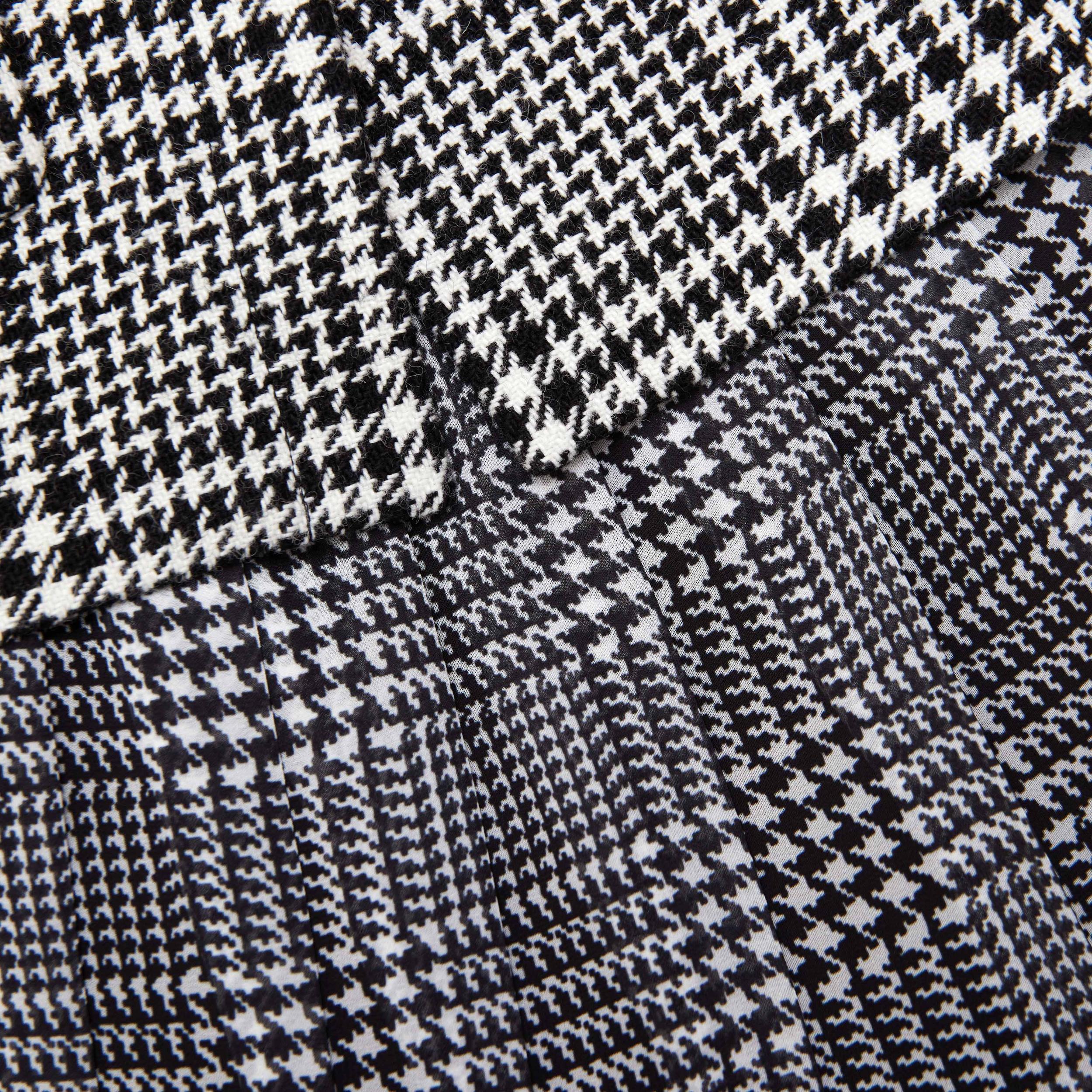 Houndstooth Tailored Midi Dress Product Image