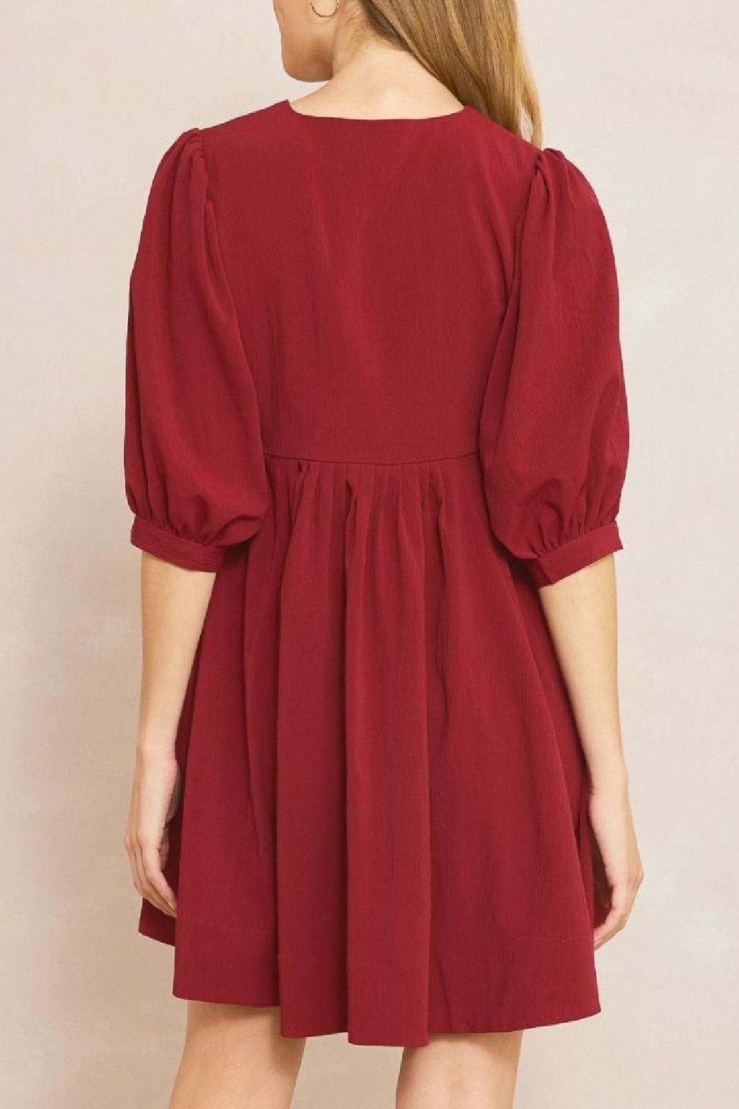 Halfsleeve Babydoll Dress Product Image