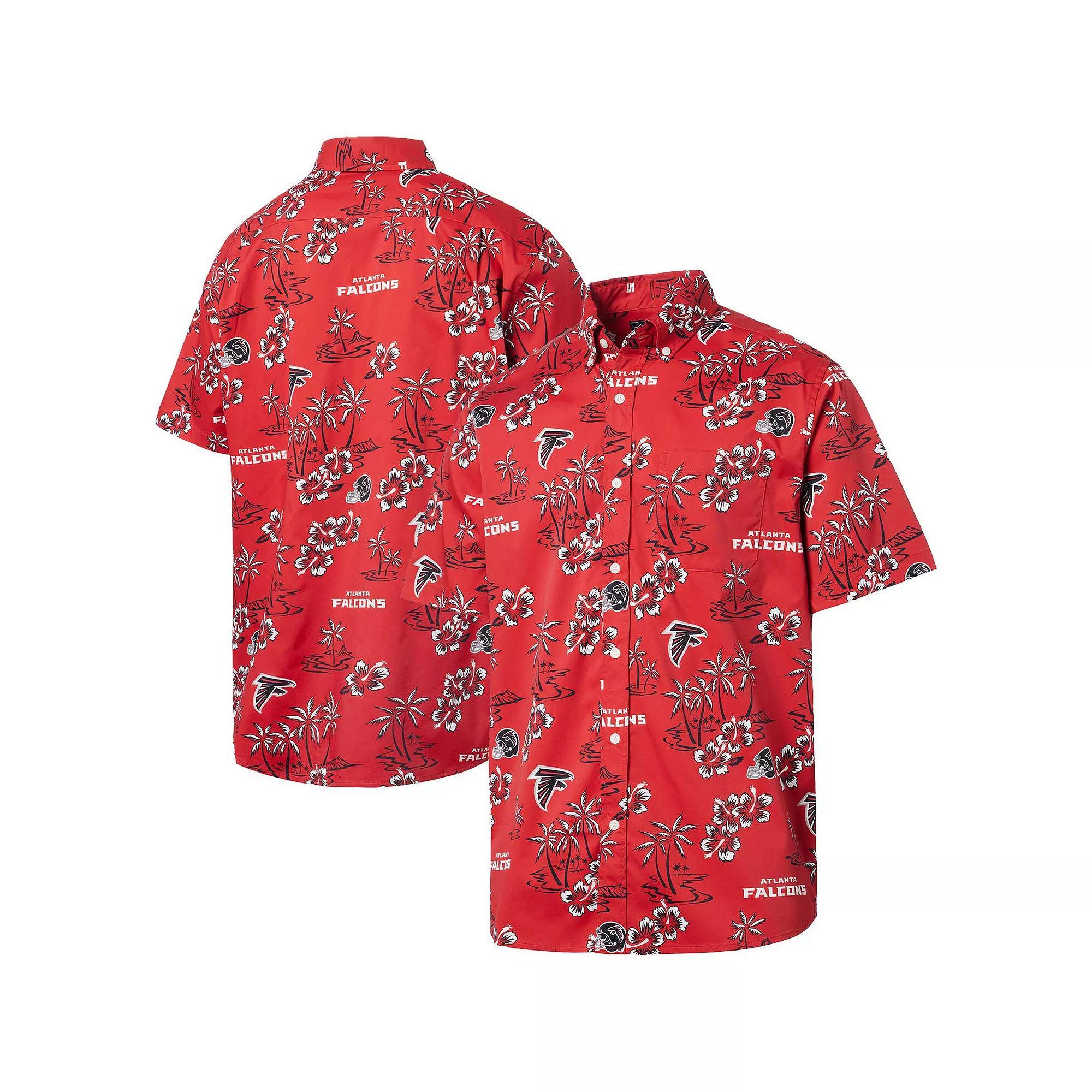 Men's Reyn Spooner Red Atlanta Falcons Kekai Button-Up Shirt,  Product Image