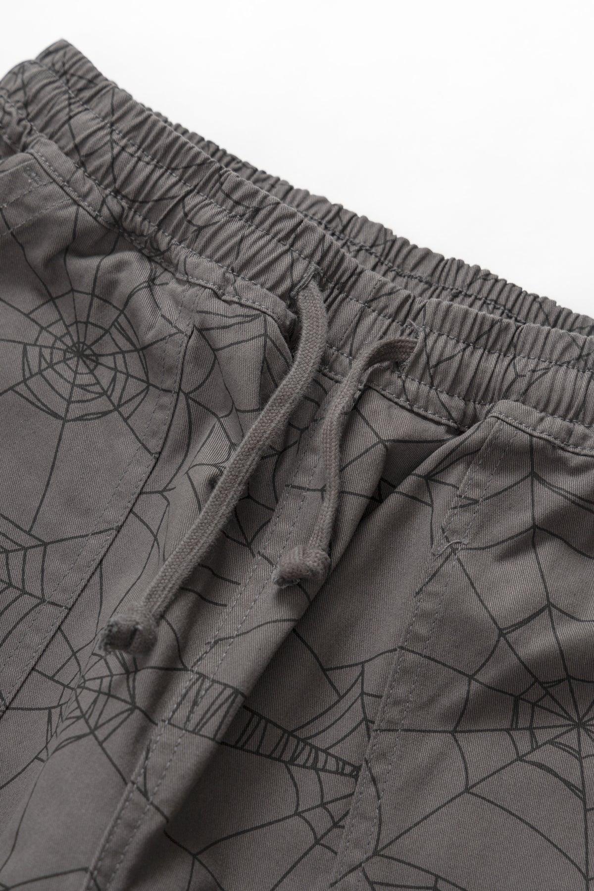 Patterned Chef Pants - Grey Web Product Image