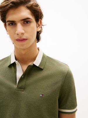 Regular Fit Two-Tone Collar Polo Product Image