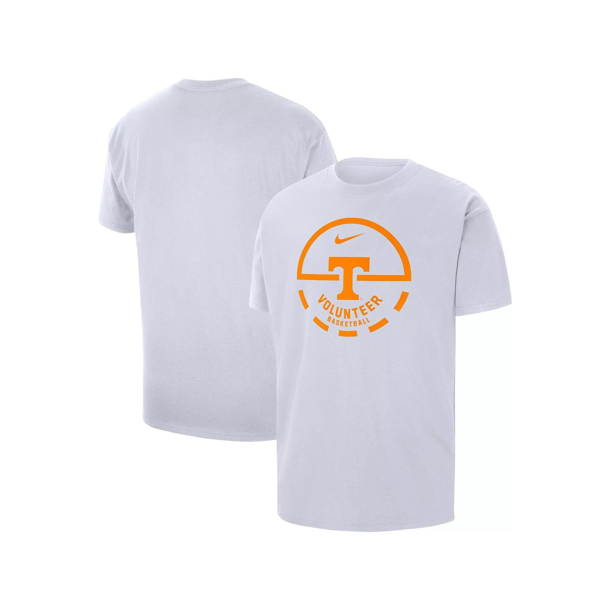 Men's Nike White Tennessee Volunteers Free Throw Basketball T-Shirt, Size: 2XL Product Image