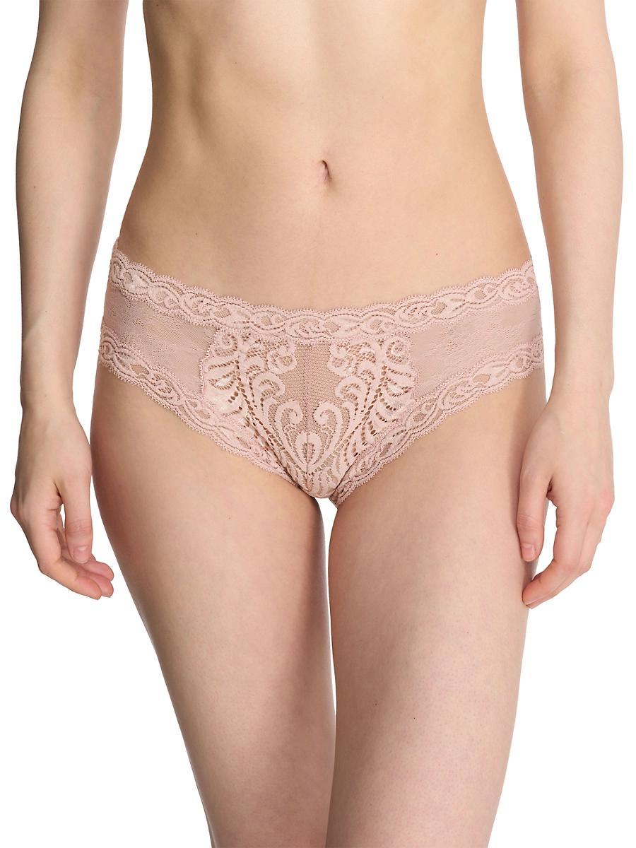 Womens Feathers Lace Hipster Product Image