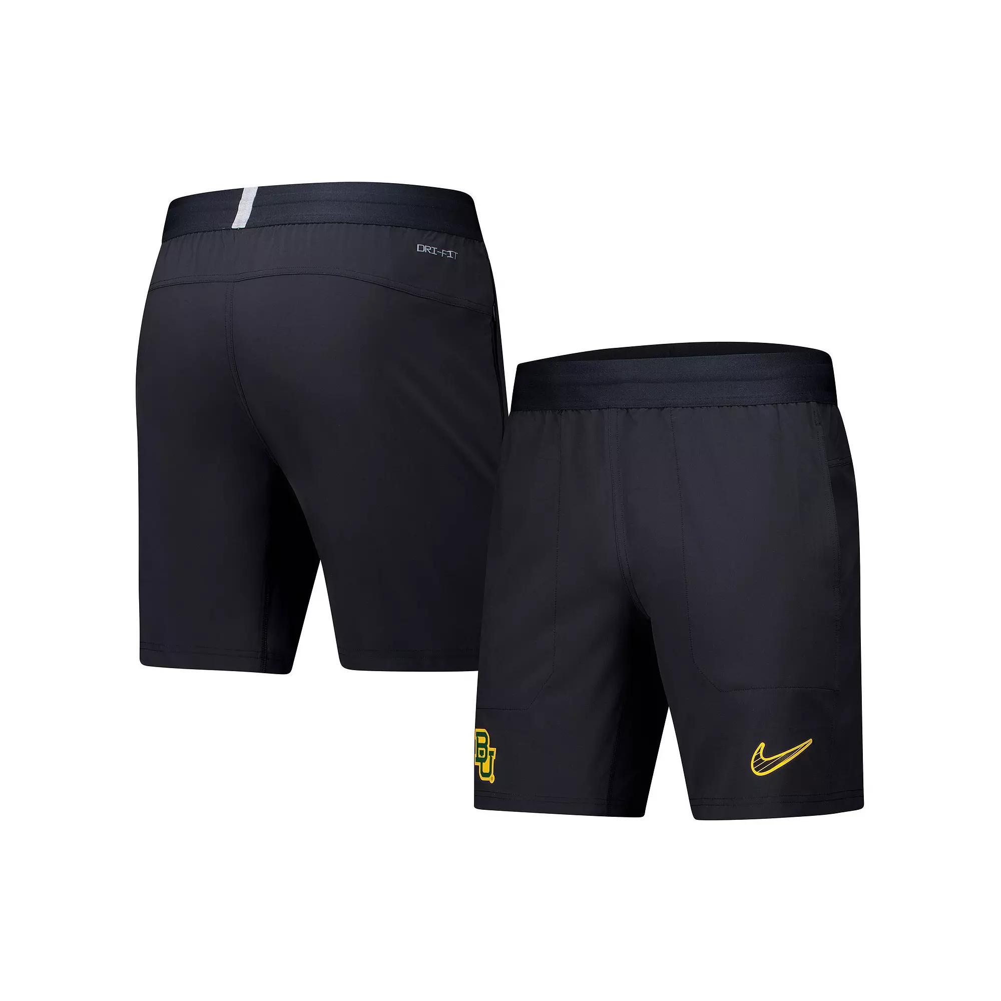 Men's Nike Black Baylor Bears 2024/25 Sideline Performance Woven Shorts,  Product Image
