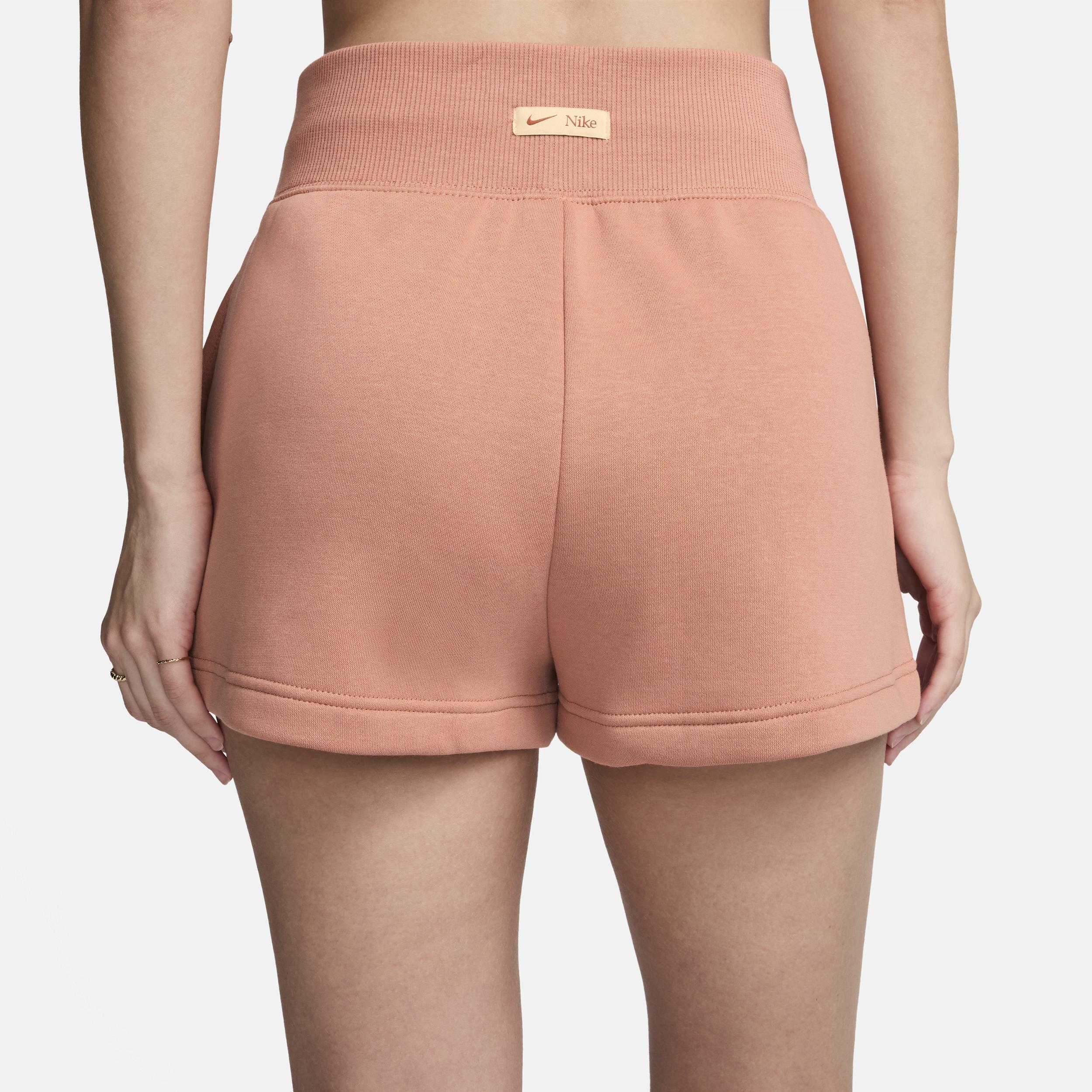 Women's Nike Sportswear Phoenix Fleece Loose High-Waisted 2" Logo Shorts Product Image