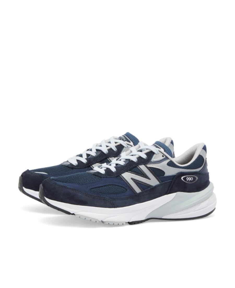 NEW BALANCE Printed Suede Mesh Sneakers With Cushioned Sole In White Product Image