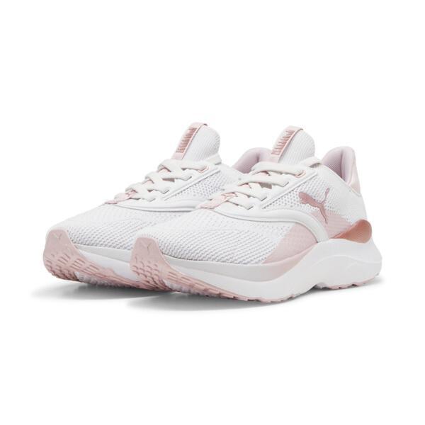 PUMA SOFTRIDE Mayve Running Shoes Women in Feather Grey/Mauve Mist/Rose Gold Product Image