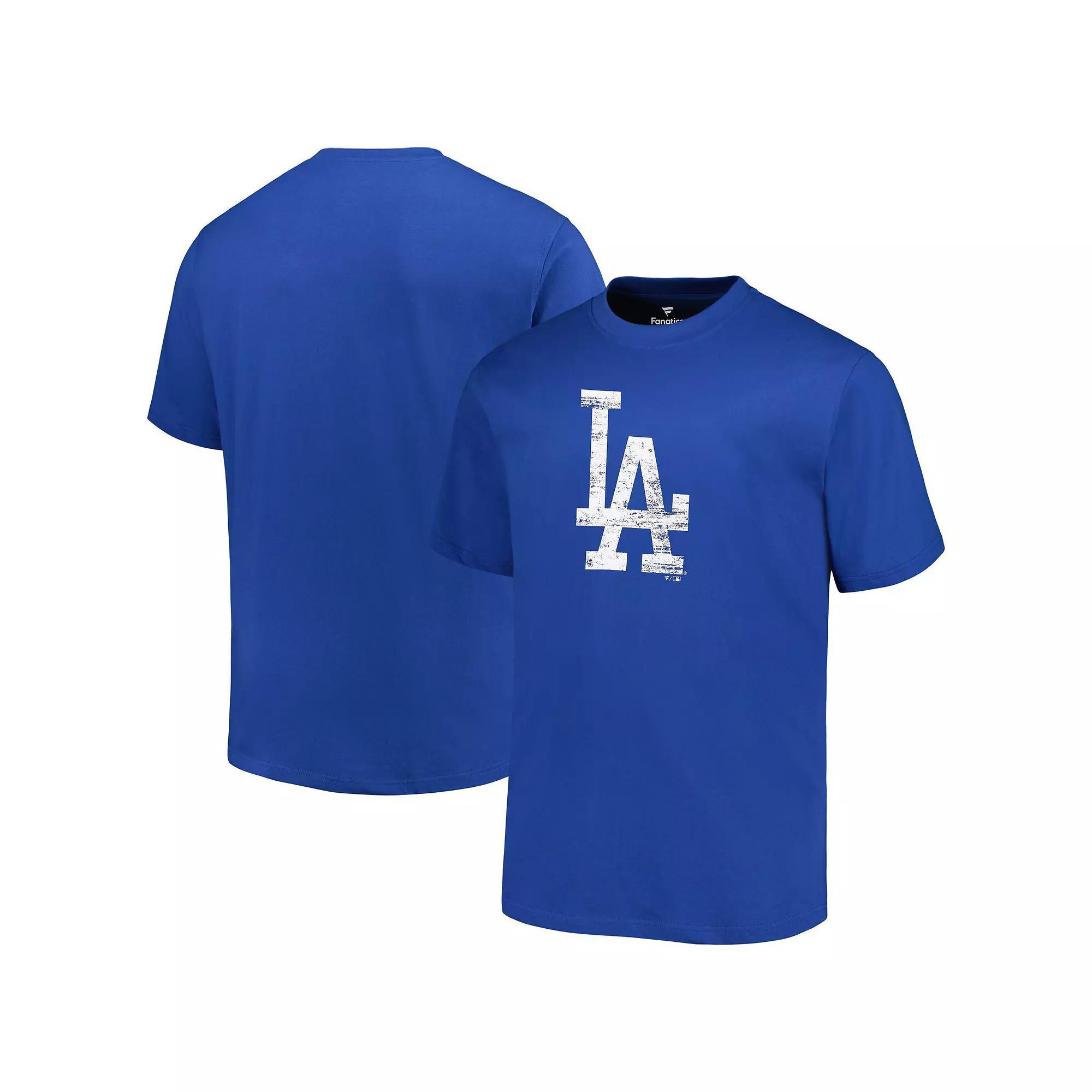 Men's Profile Royal Los Angeles Dodgers Big & Tall Primary Logo T-Shirt,  Product Image