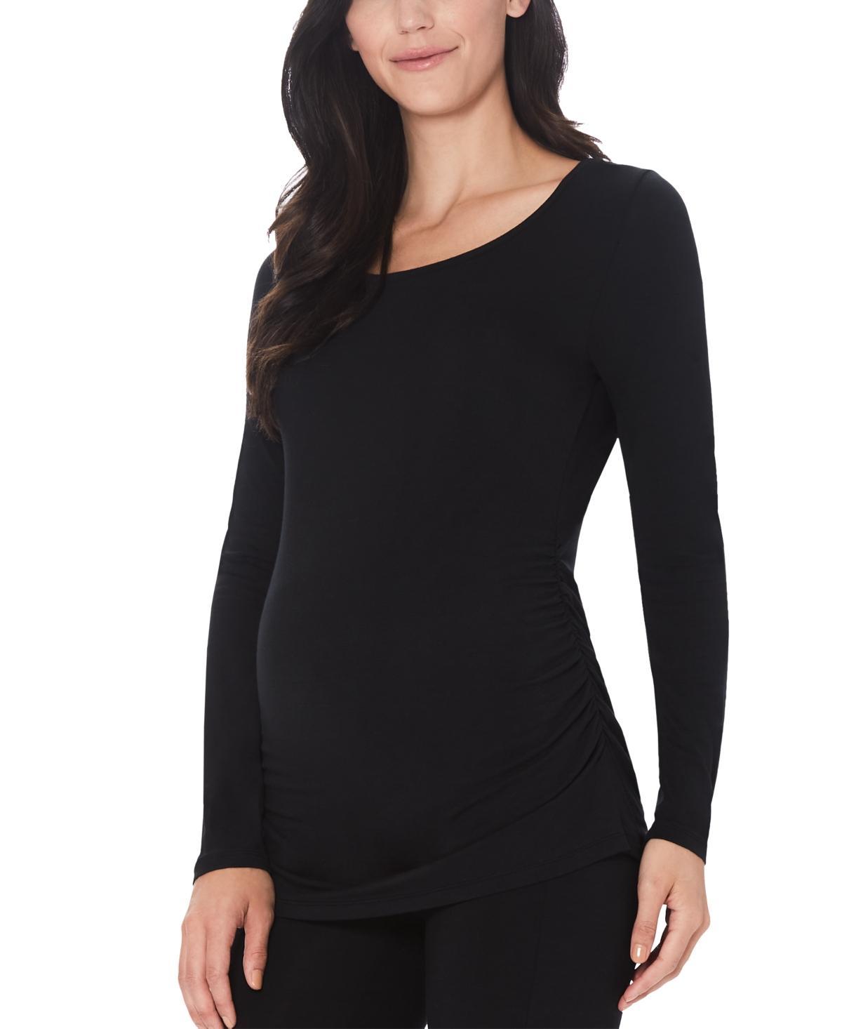 Cuddle Duds Womens Softwear Long-Sleeve Maternity Top Product Image