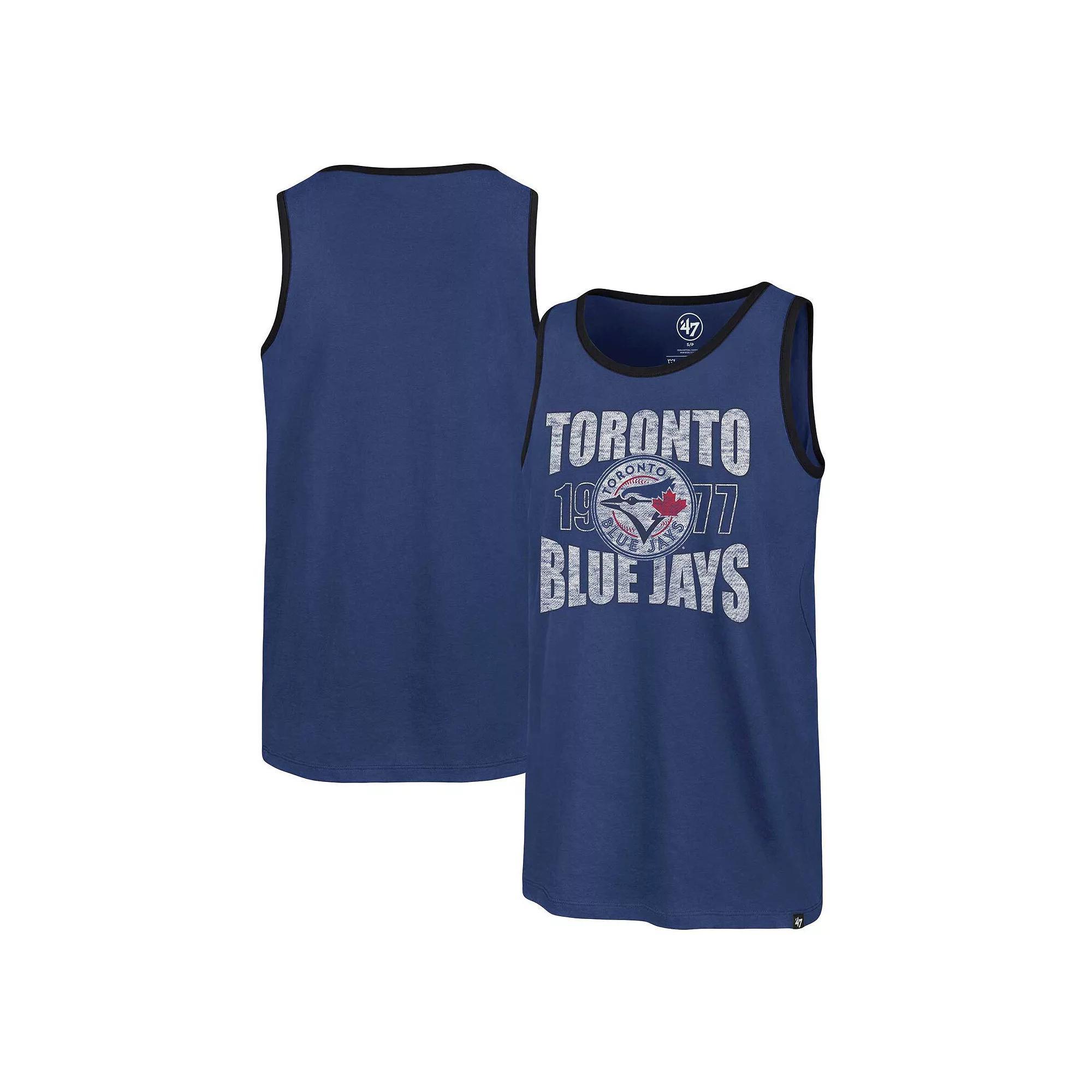 Men's '47 Royal Toronto Blue Jays Upload Franklin Tank Top, Size: 2XL, Jay Blue Product Image