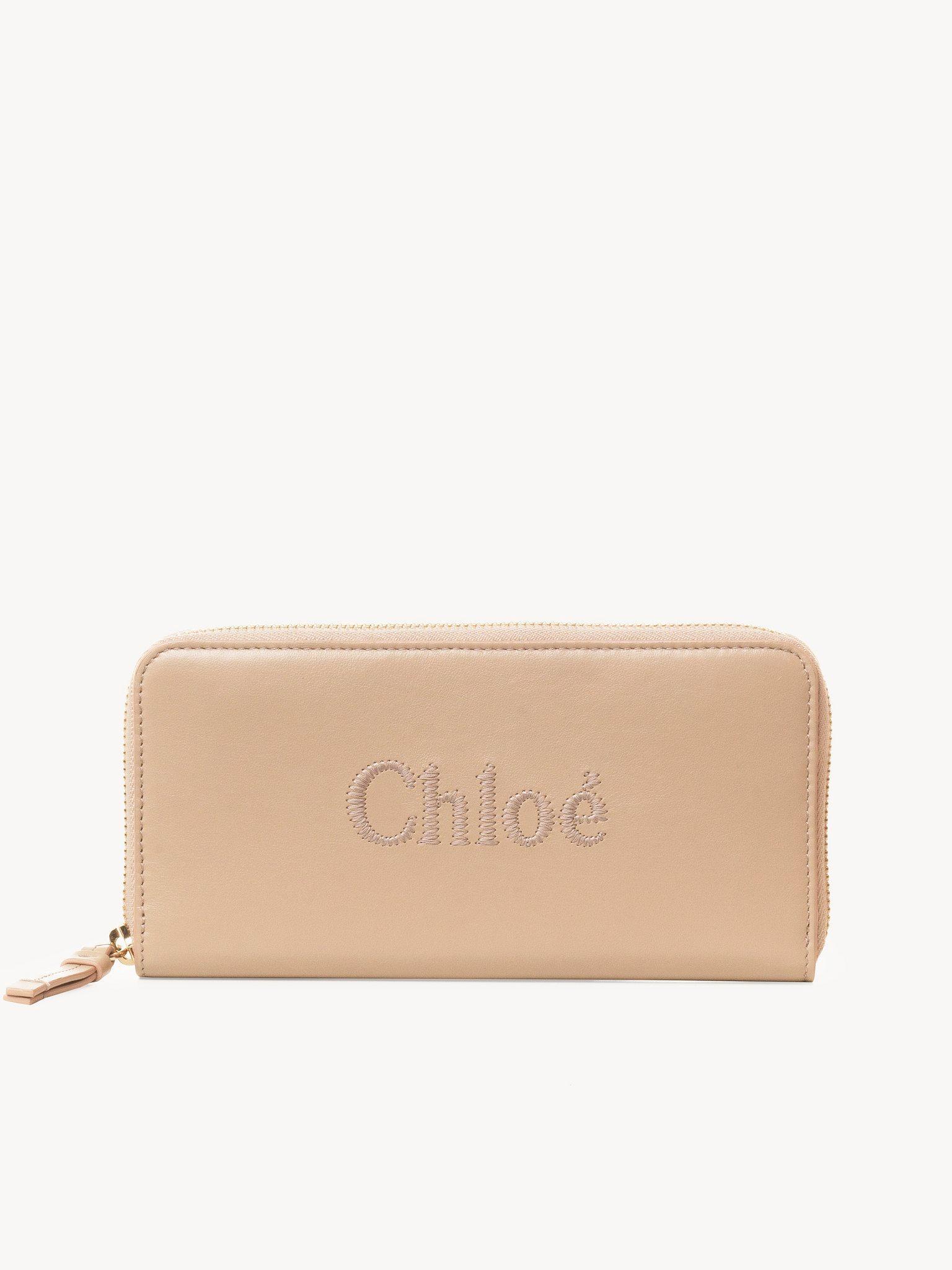 Chloé Sense long wallet in soft leather Product Image