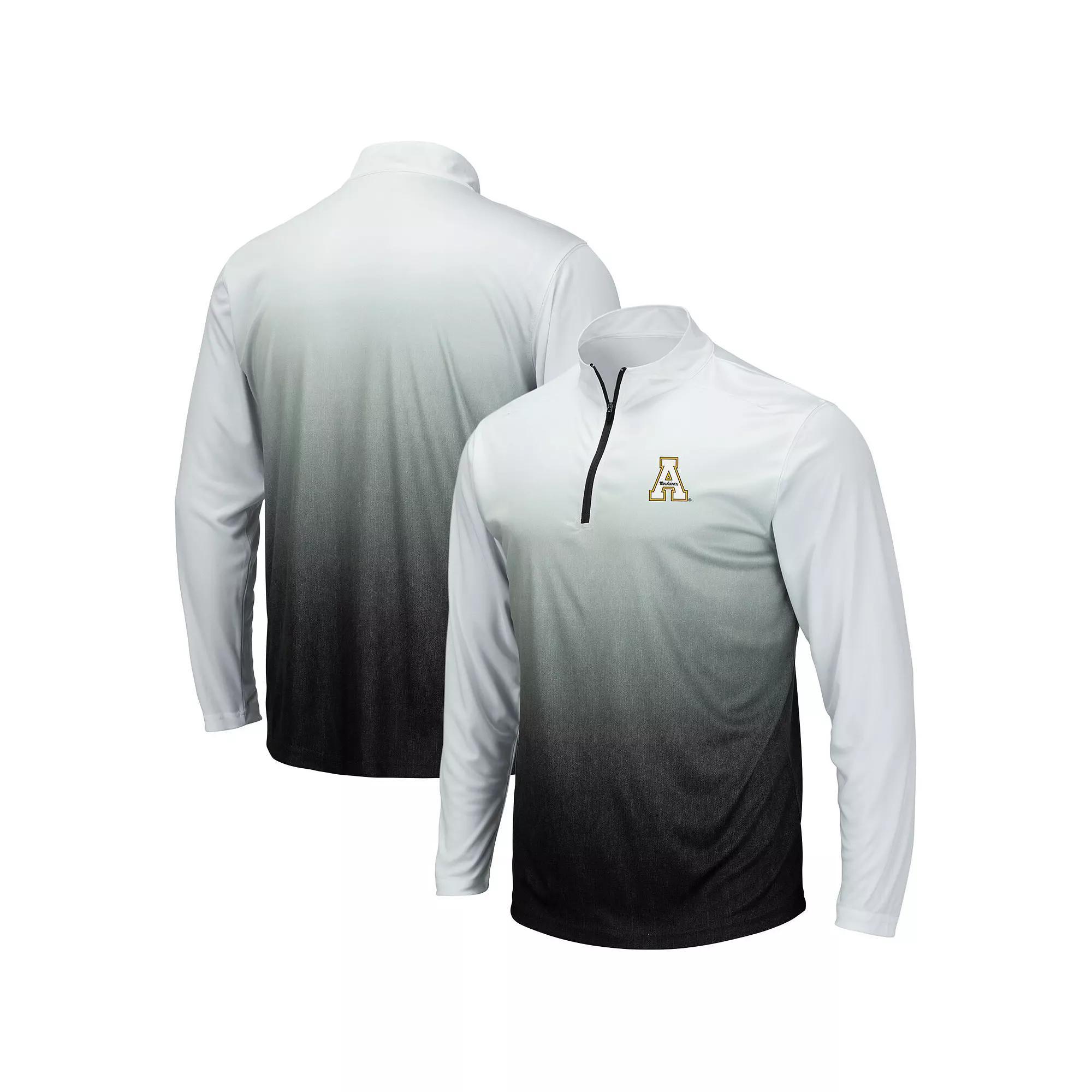 Men's Colosseum Gray Appalachian State Mountaineers Magic Team Logo Quarter-Zip Jacket, Size: Small, App Grey Product Image