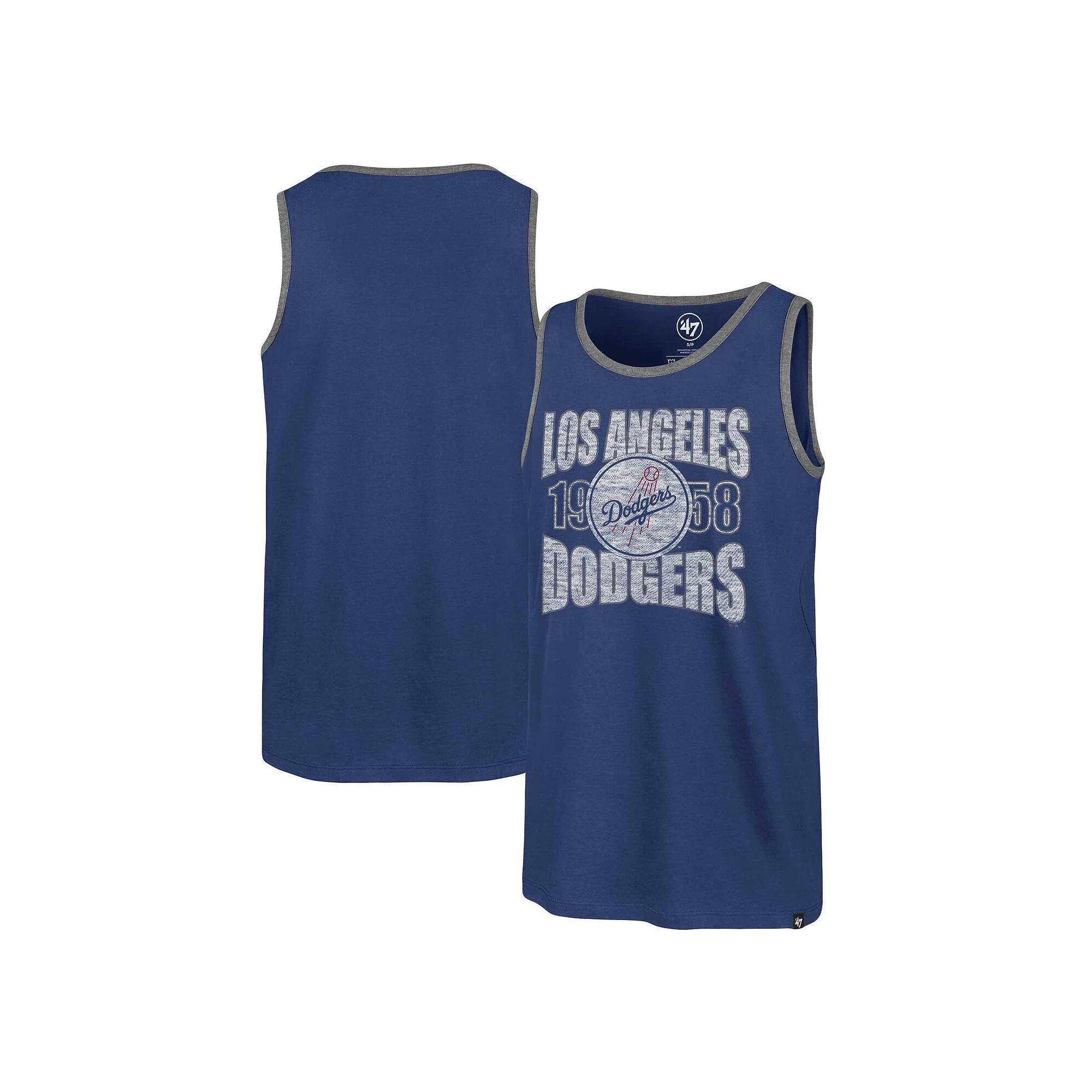 Men's '47 Navy Cleveland Guardians Upload Franklin Tank Top,  Product Image
